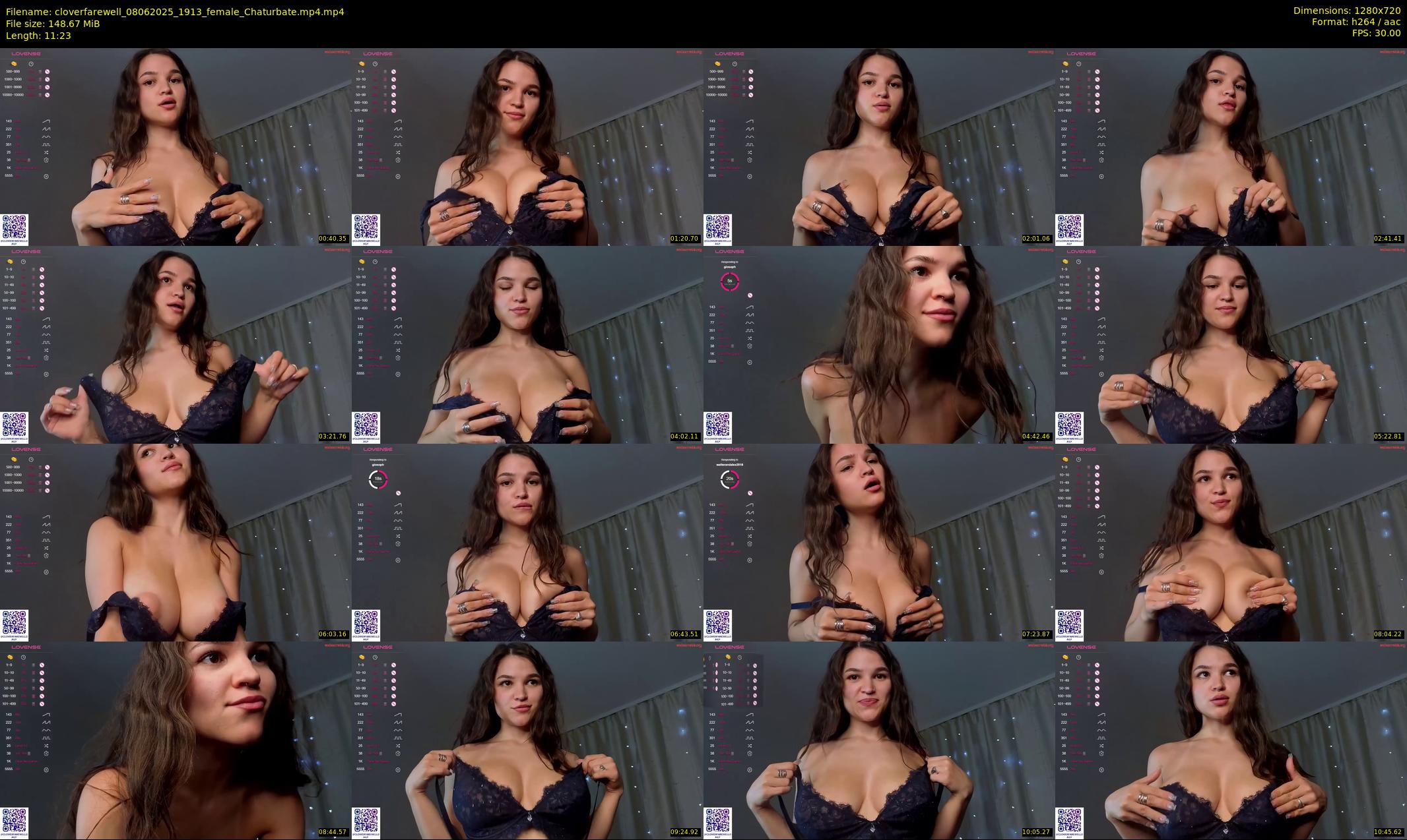 cloverfarewell — 12 minute Chaturbate female cam show recording, 720p, Jun 8, 2025