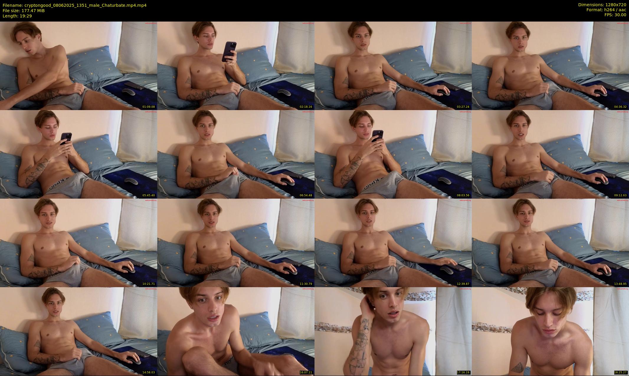 cryptongood — 20 minute Chaturbate male cam show recording, 720p, Jun 8, 2025