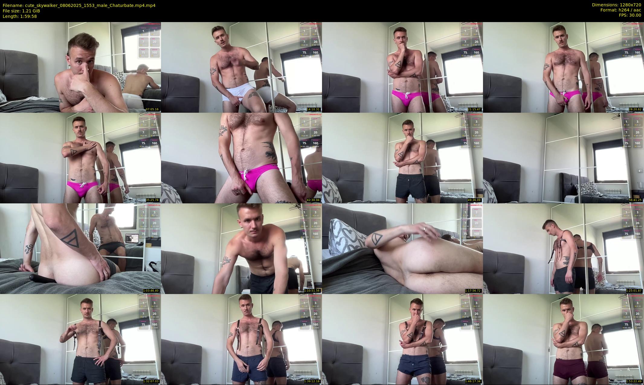 cute_skywalker — 120 minute Chaturbate male cam show recording, 720p, Jun 8, 2025