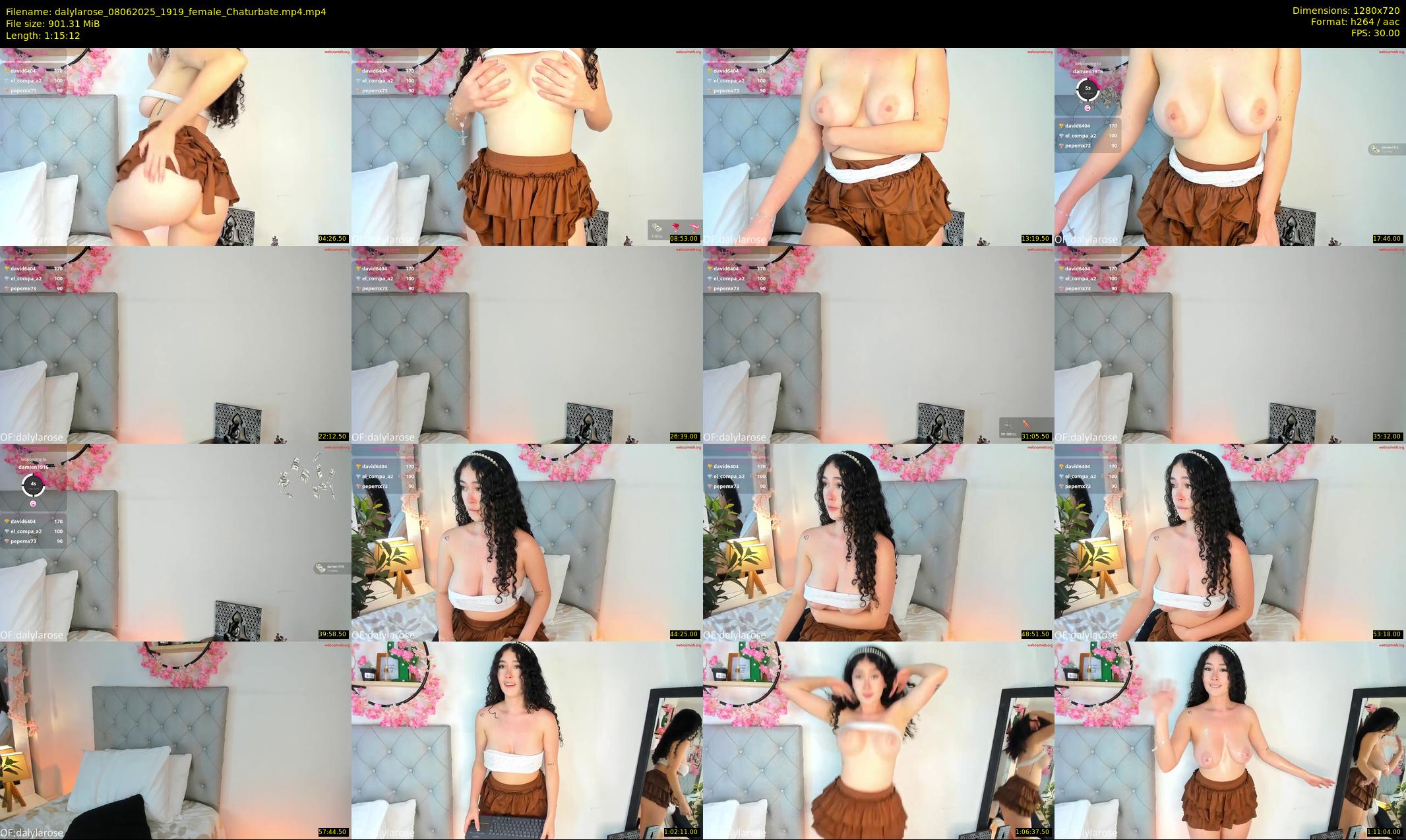 dalylarose — 76 minute Chaturbate female cam show recording, 720p, Jun 8, 2025
