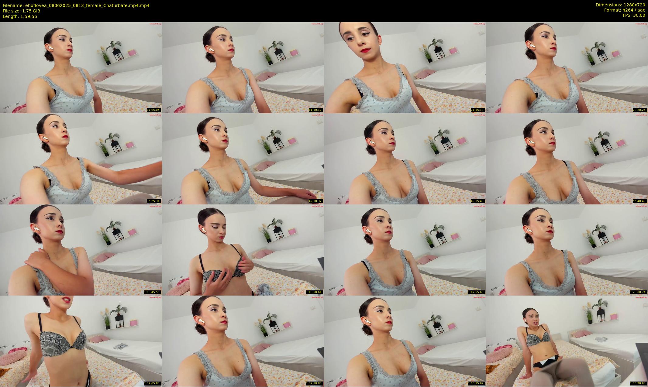 ehotlovea — 120 minute Chaturbate female cam show recording, 720p, Jun 8, 2025