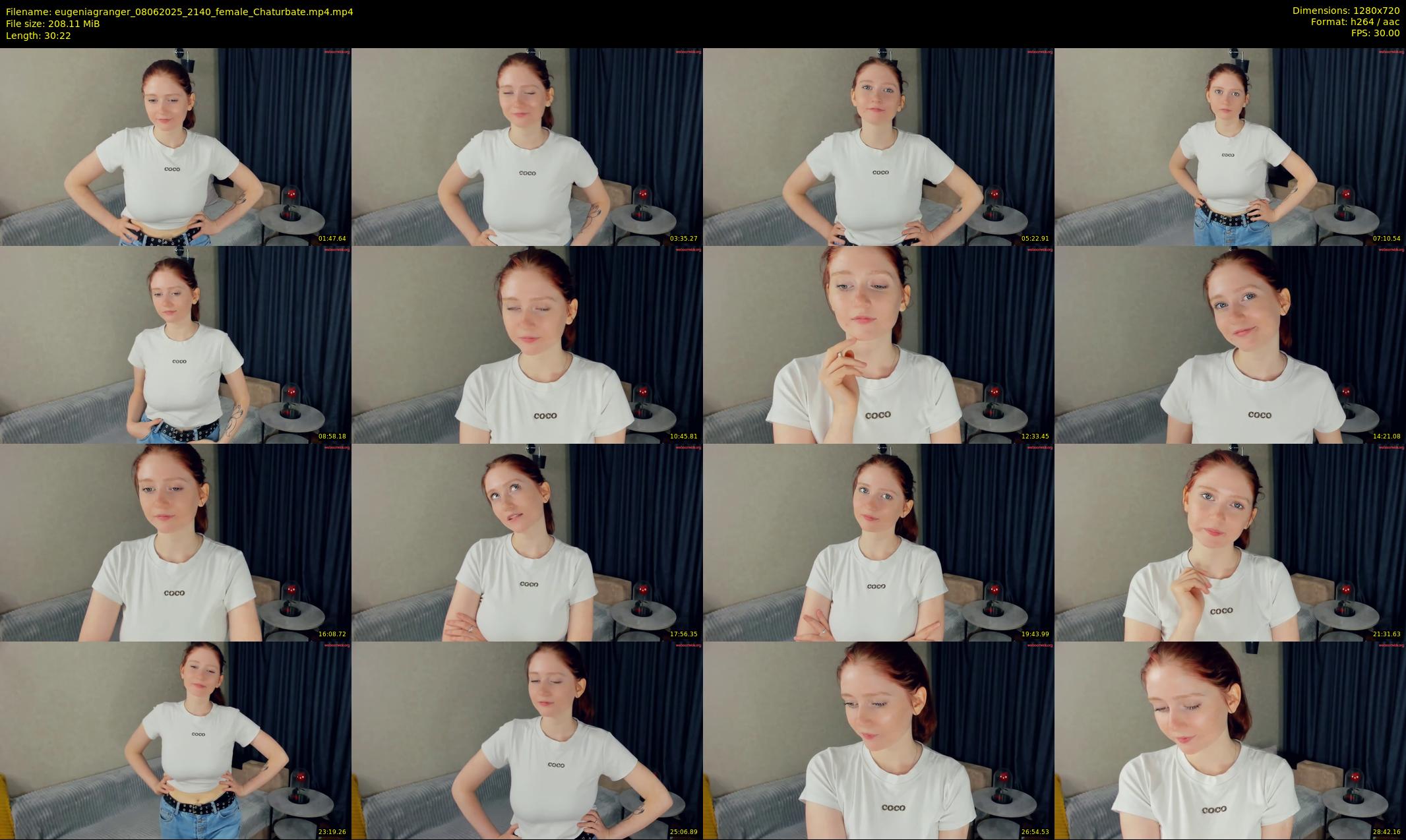 eugeniagranger — 31 minute Chaturbate female cam show recording, 720p, Jun 8, 2025