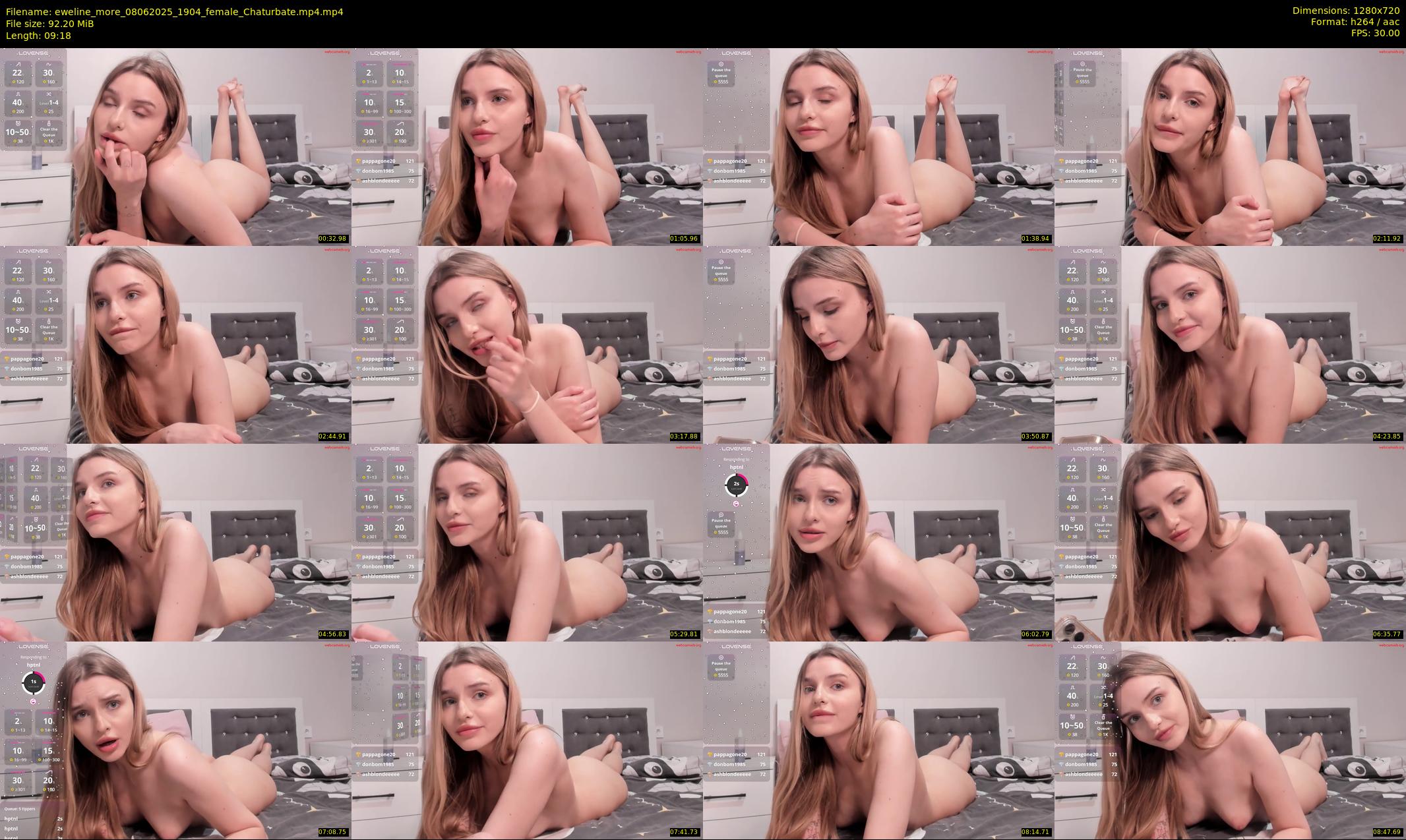 eweline_more — 10 minute Chaturbate female cam show recording, 720p, Jun 8, 2025