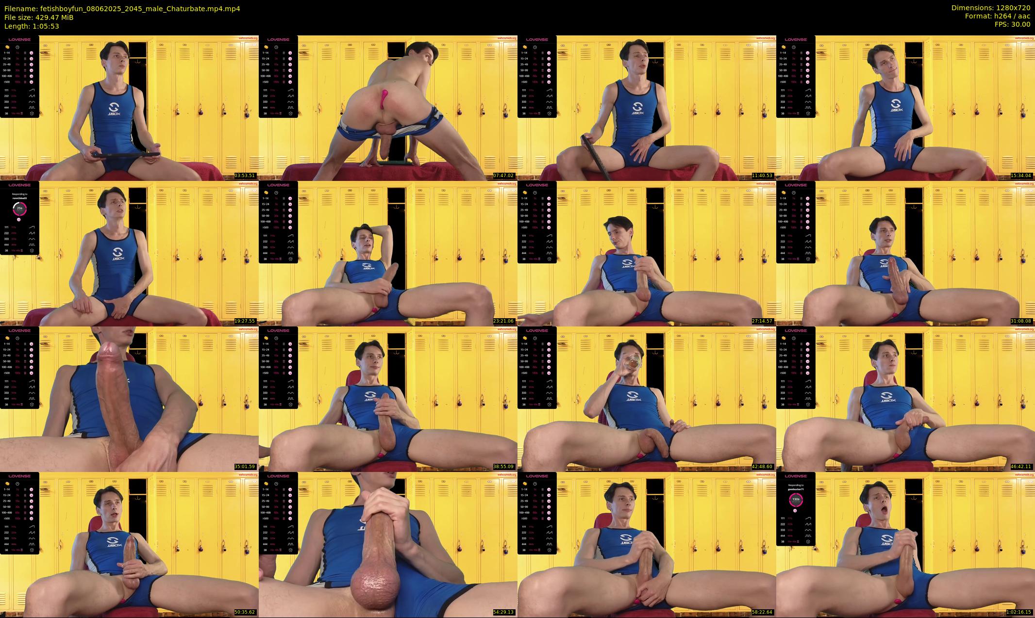fetishboyfun — 66 minute Chaturbate male cam show recording, 720p, Jun 8, 2025