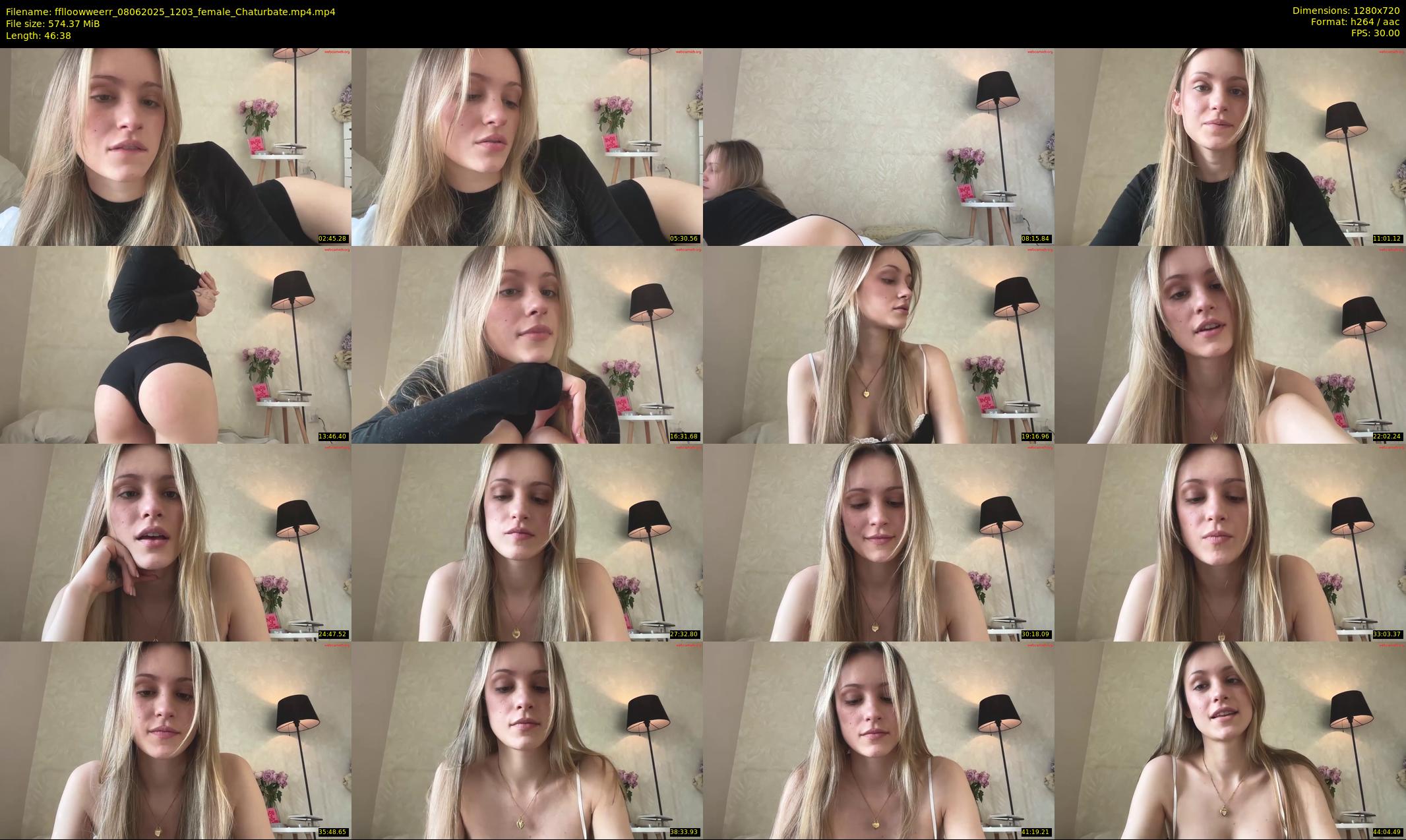 fflloowweerr — 47 minute Chaturbate couple cam show recording, 720p, Jun 8, 2025