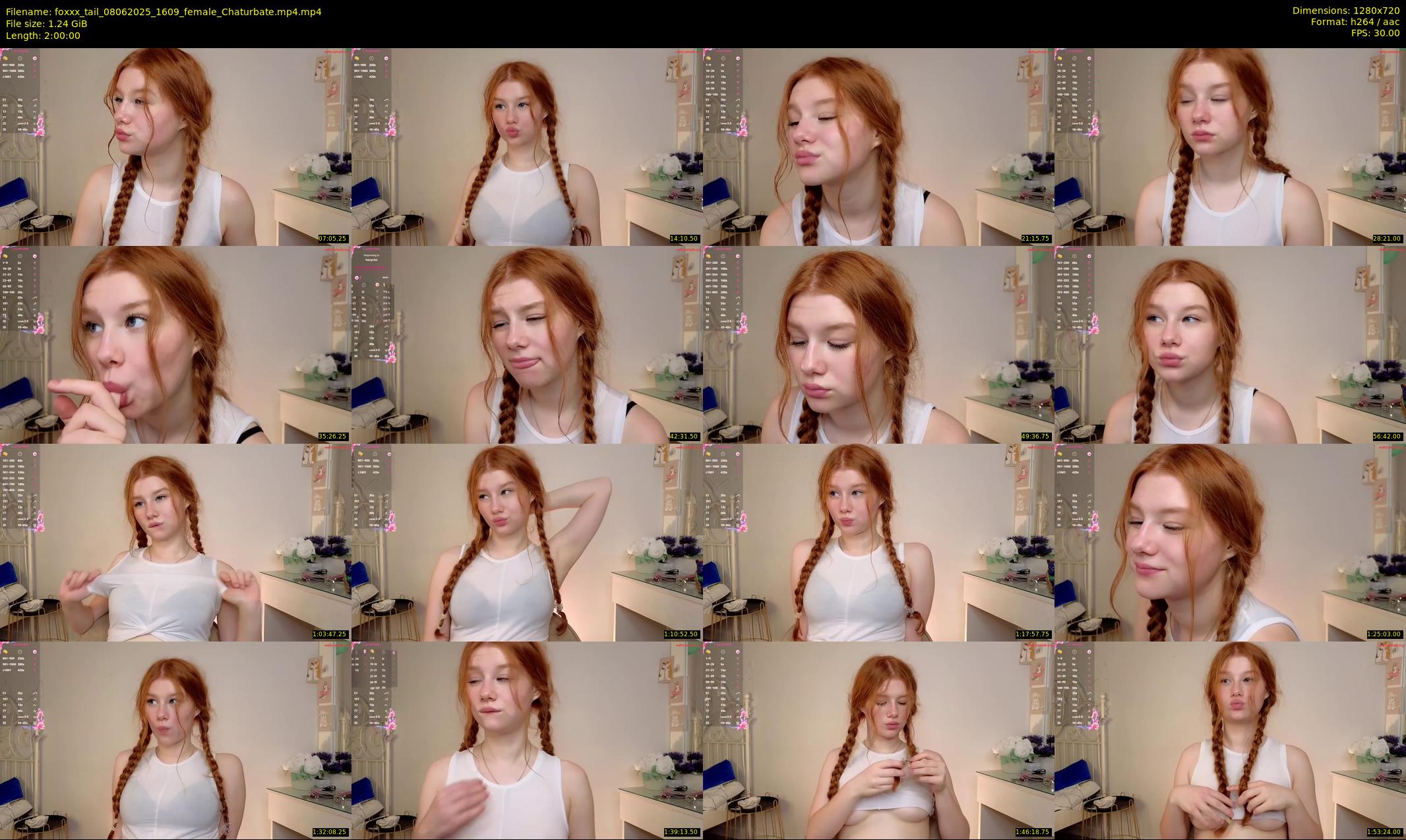 foxxx_tail — 120 minute Chaturbate female cam show recording, 720p, Jun 8, 2025