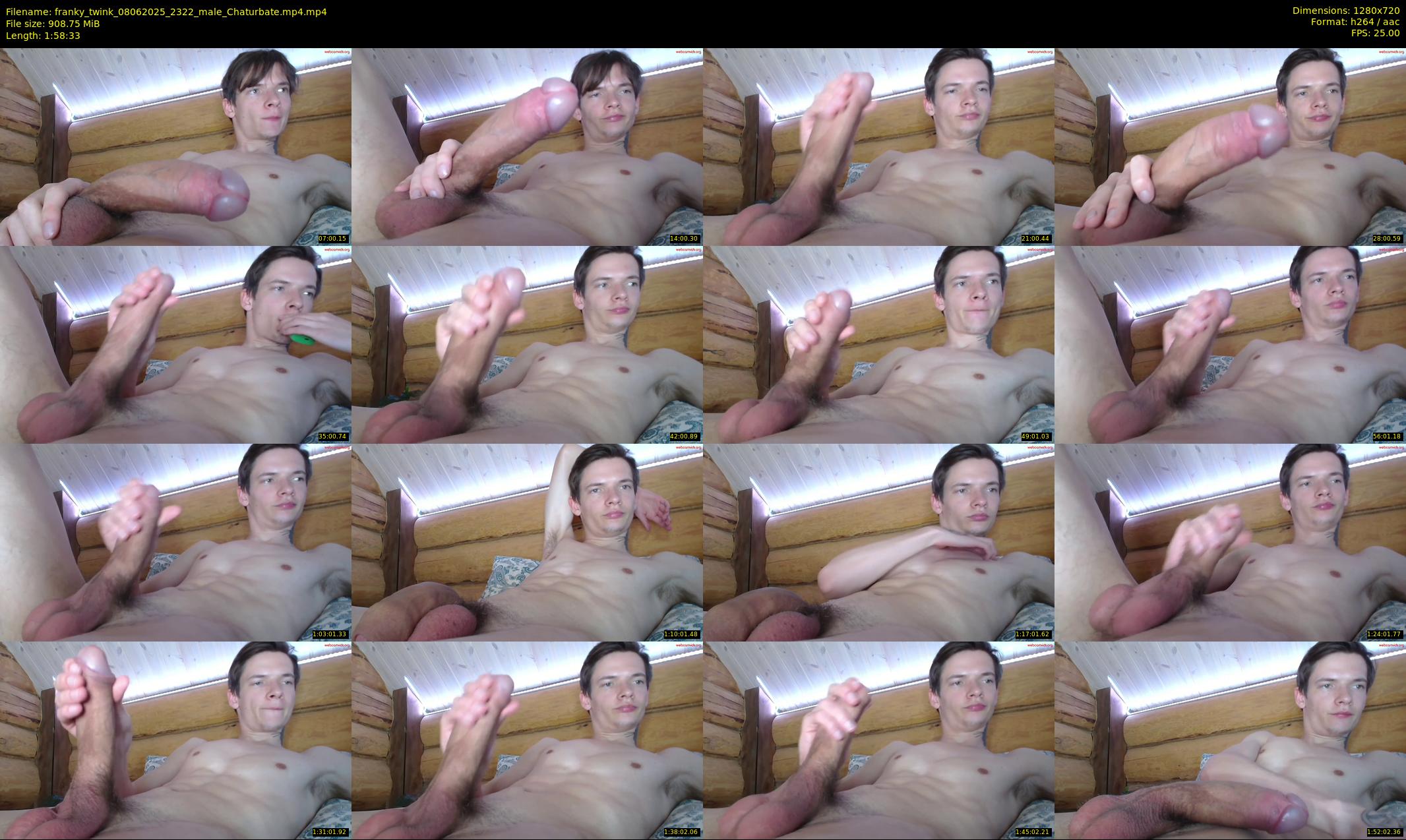 franky_twink — 119 minute Chaturbate male cam show recording, 720p, Jun 8, 2025