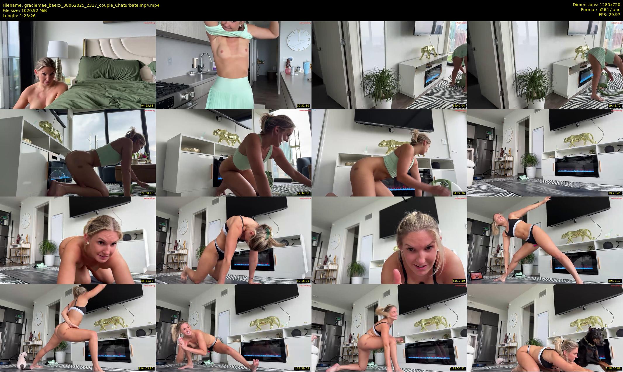 graciemae_baexx — 84 minute Chaturbate female cam show recording, 720p, Jun 8, 2025
