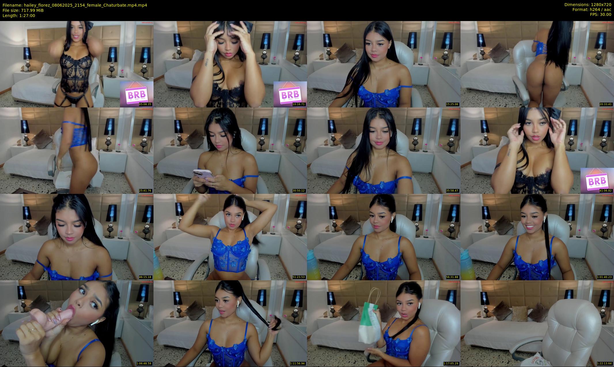 hailey_florez — 87 minute Chaturbate female cam show recording, 720p, Jun 8, 2025