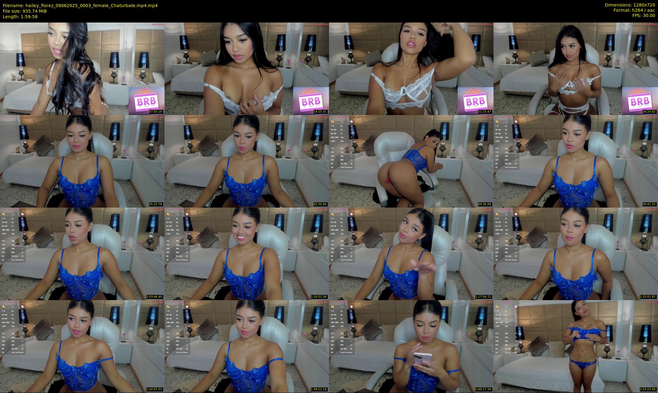 hailey_florez — 120 minute Chaturbate female cam show recording, 720p, Jun 9, 2025
