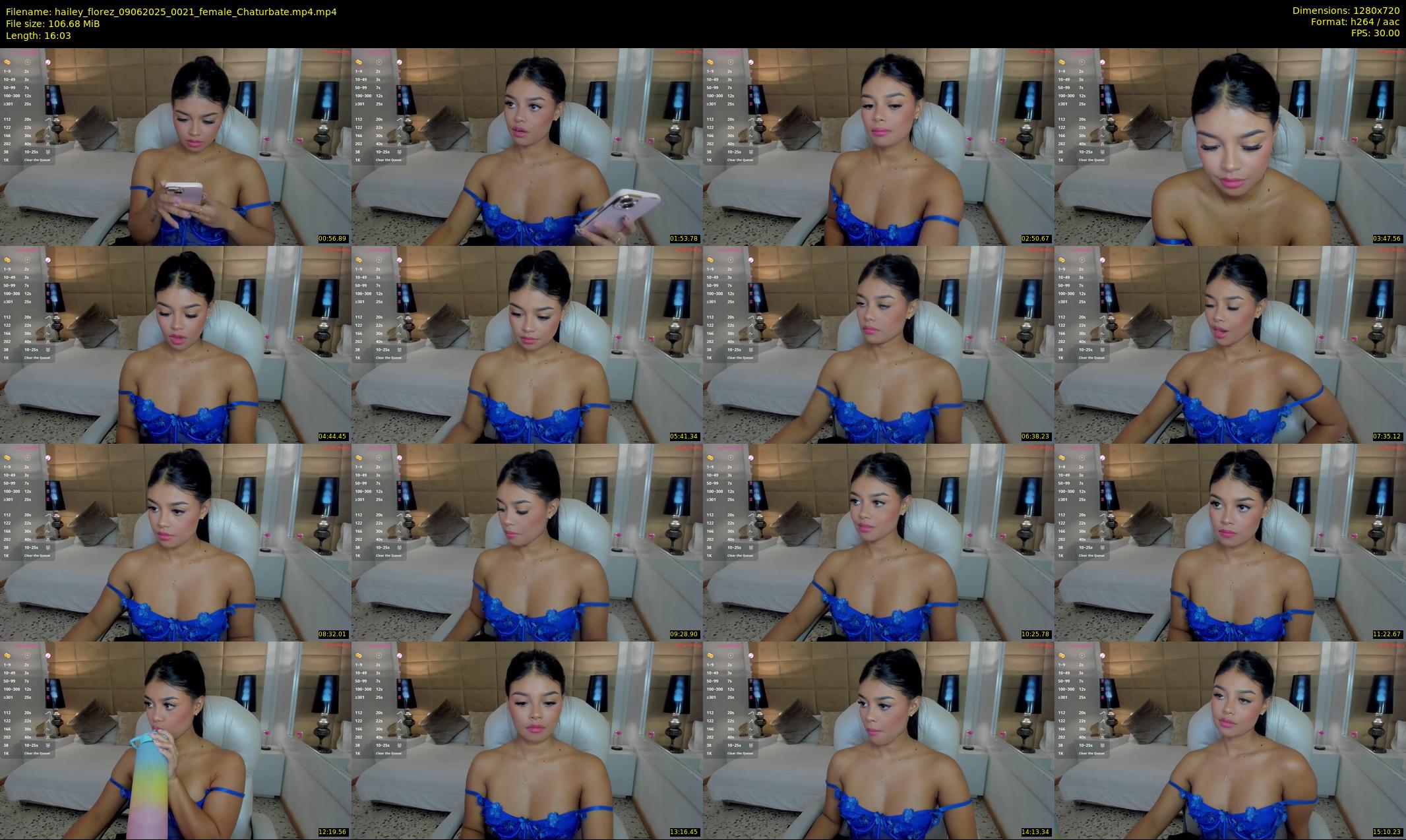hailey_florez — 17 minute Chaturbate female cam show recording, 720p, Jun 9, 2025