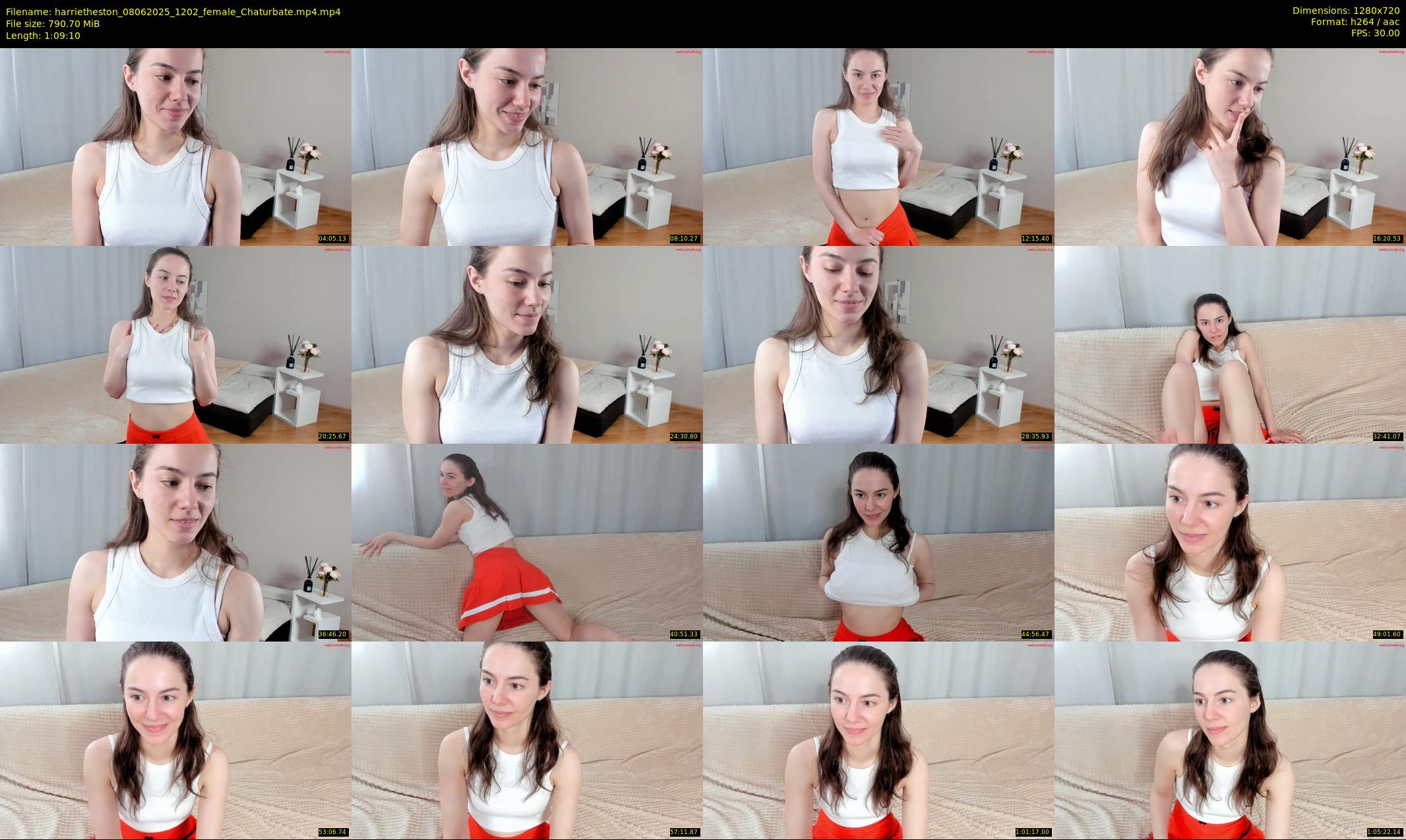 harrietheston — 70 minute Chaturbate female cam show recording, 720p, Jun 8, 2025