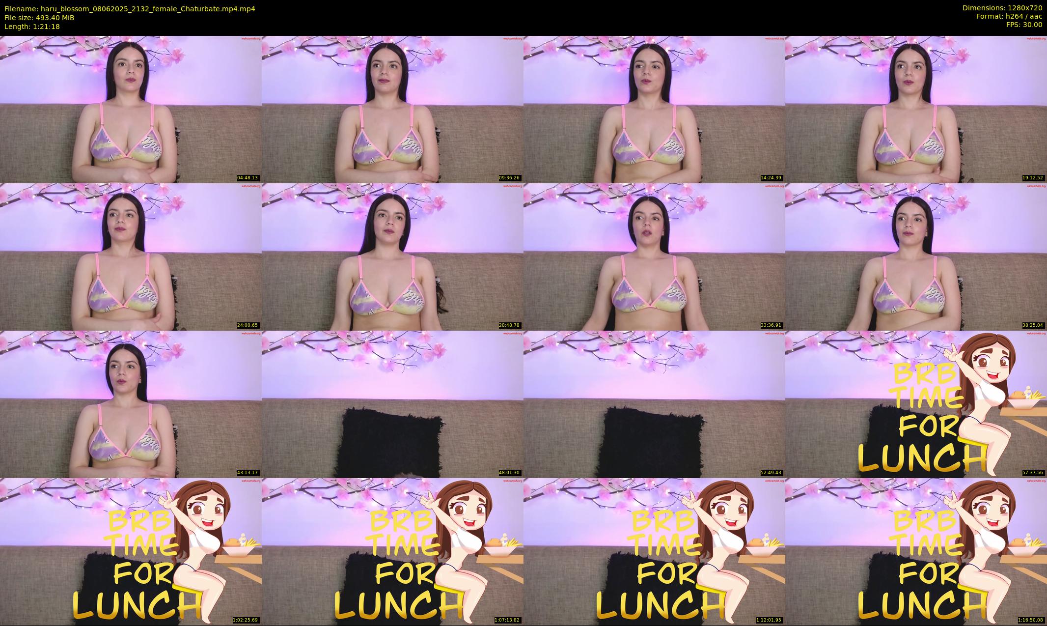 haru_blossom — 82 minute Chaturbate female cam show recording, 720p, Jun 8, 2025