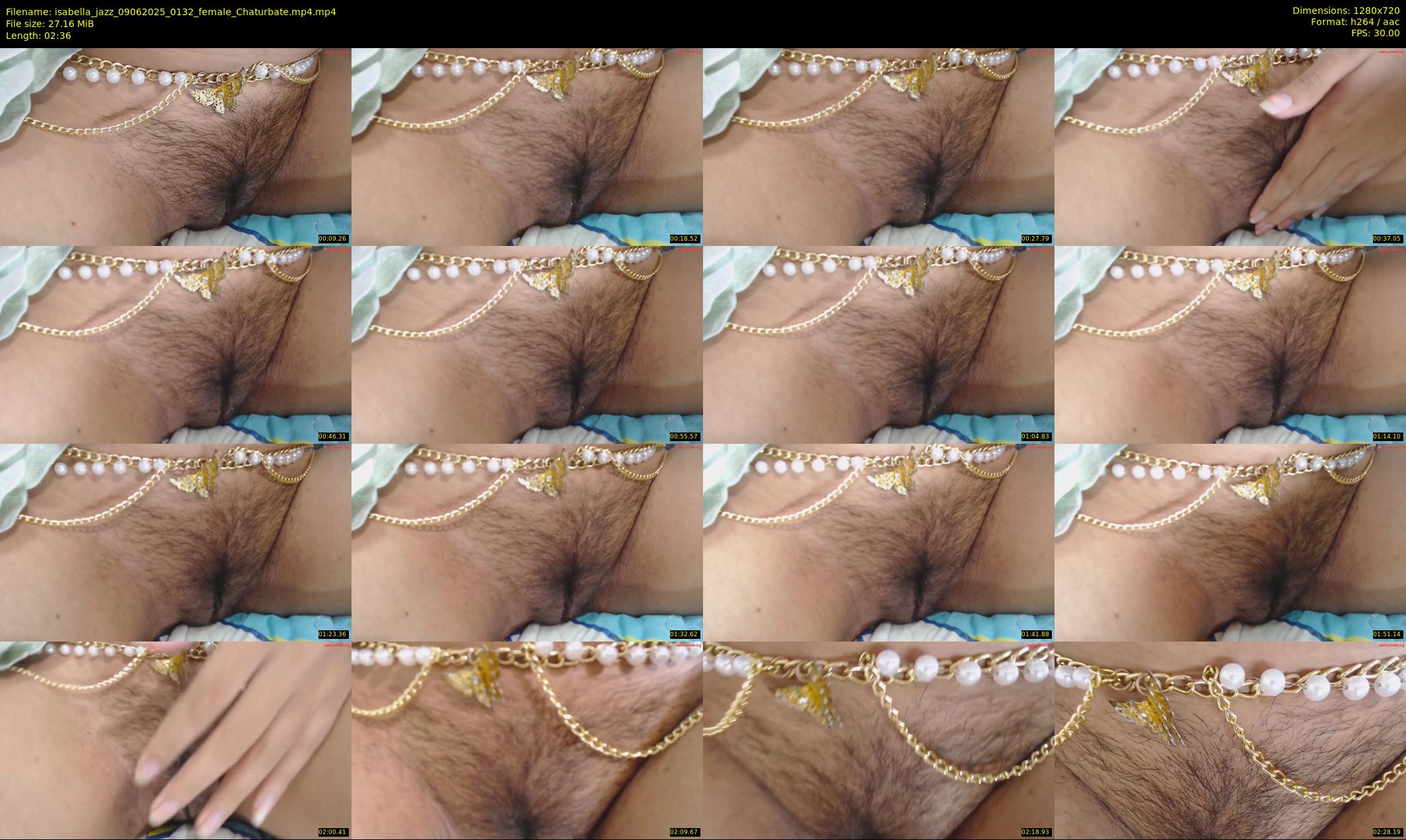 isabella_jazz — 3 minute Chaturbate female cam show recording, 720p, Jun 9, 2025