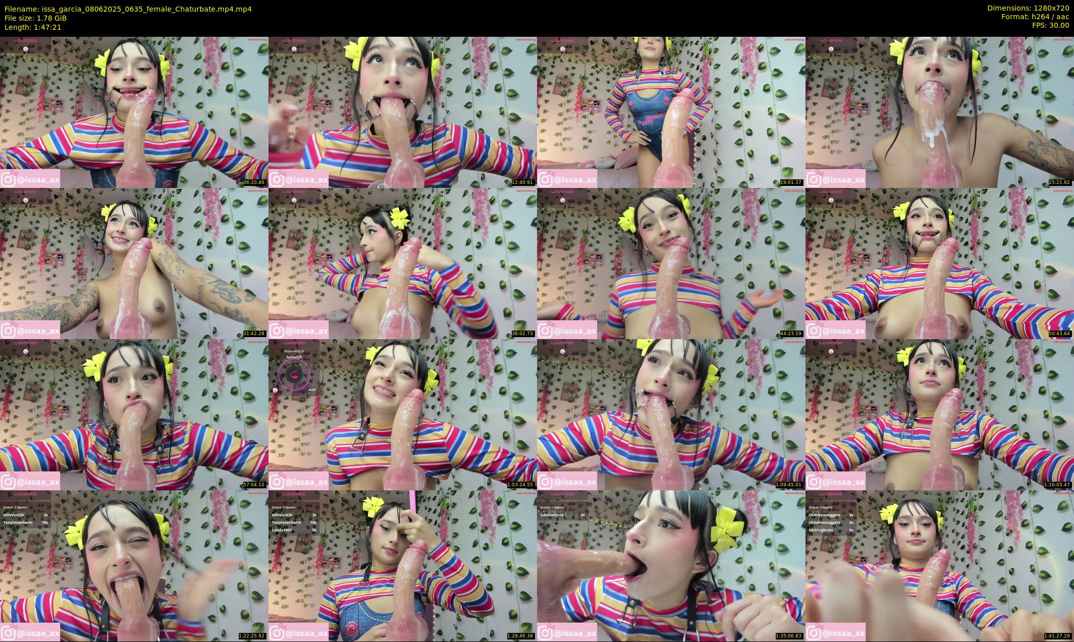 issa_garcia — 108 minute Chaturbate female cam show recording, 720p, Jun 8, 2025