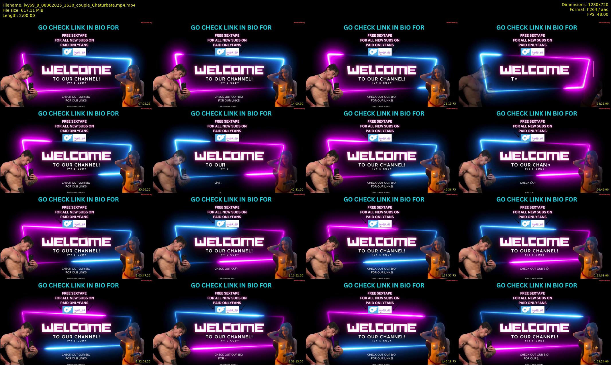ivy69_9 — 120 minute Chaturbate couple cam show recording, 720p, Jun 8, 2025