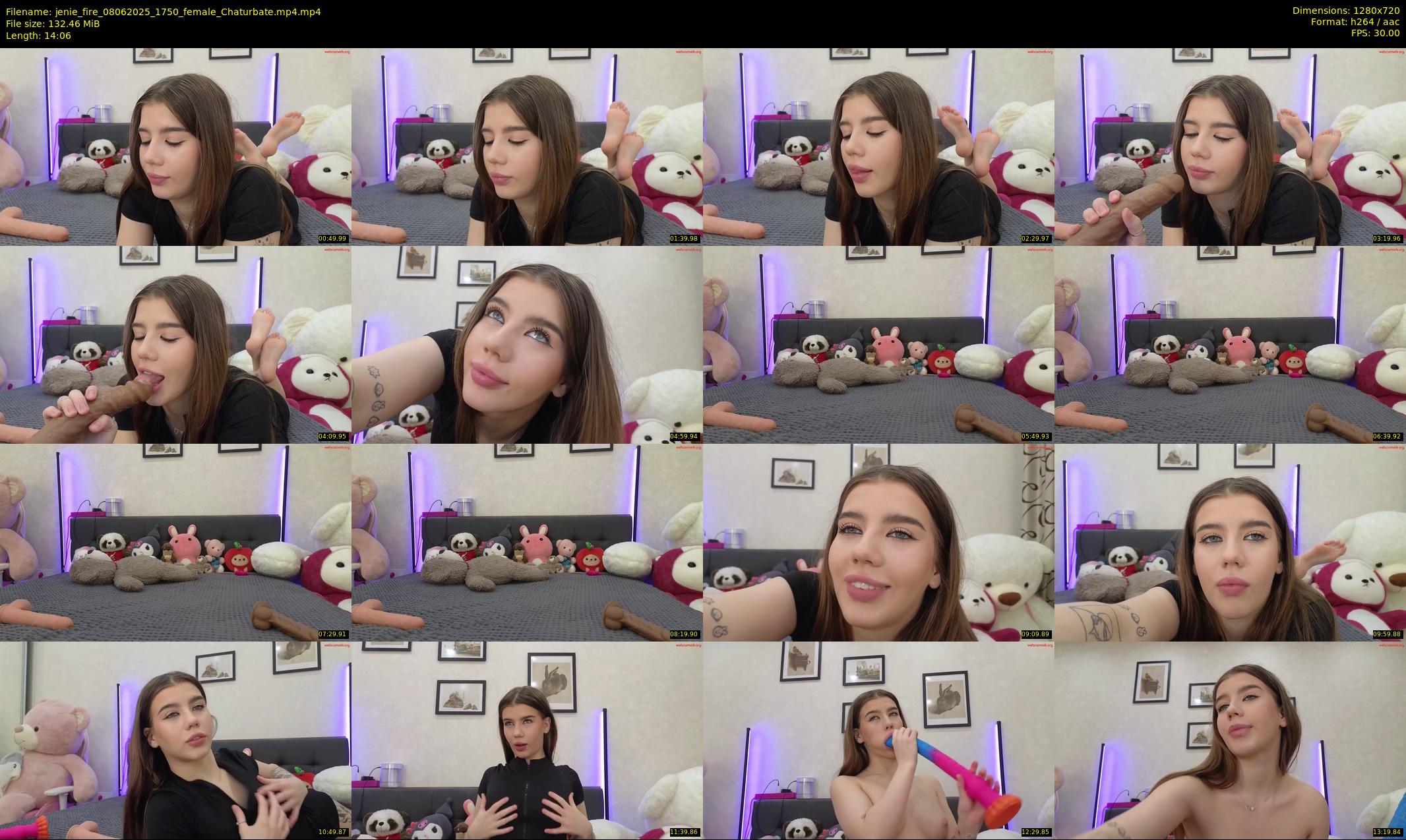 jenie_fire — 15 minute Chaturbate female cam show recording, 720p, Jun 8, 2025