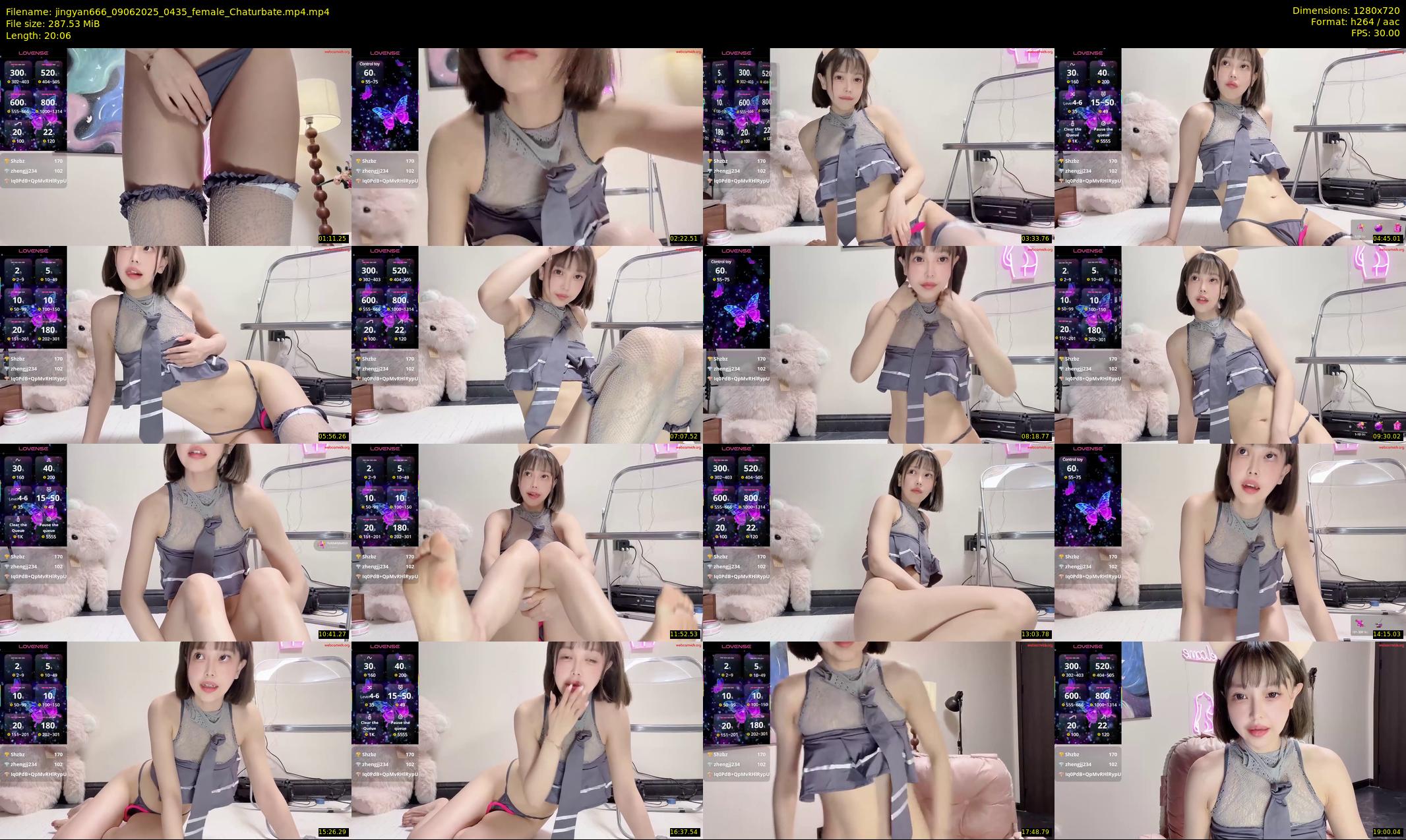 jingyan666 — 21 minute Chaturbate female cam show recording, 720p, Jun 9, 2025
