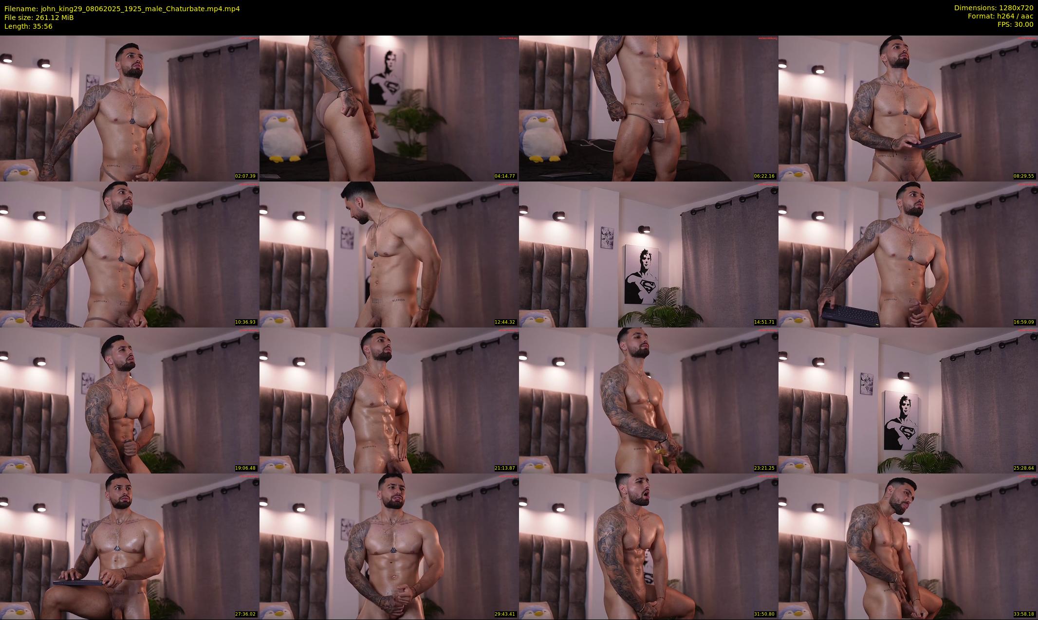 john_king29 — 36 minute Chaturbate male cam show recording, 720p, Jun 8, 2025
