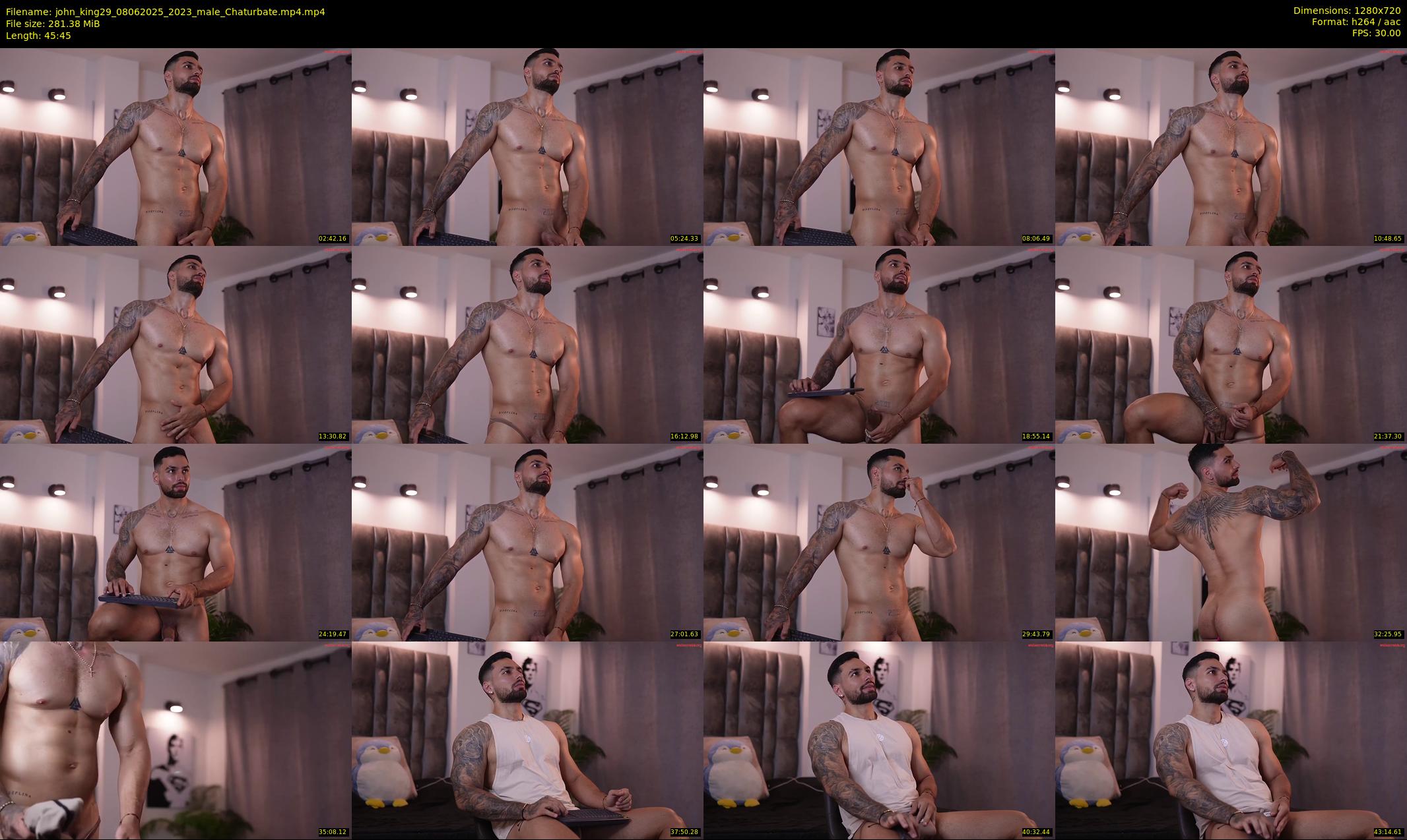 john_king29 — 46 minute Chaturbate male cam show recording, 720p, Jun 8, 2025