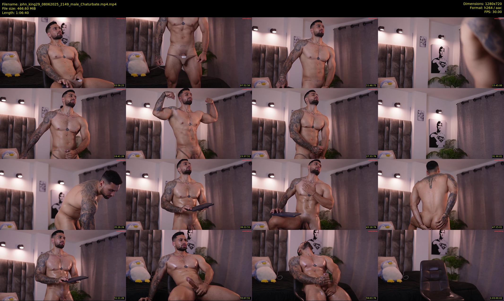 john_king29 — 67 minute Chaturbate male cam show recording, 720p, Jun 8, 2025