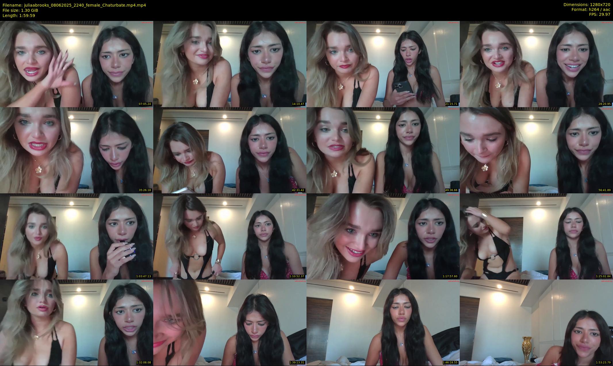juliaabrooks — 120 minute Chaturbate female cam show recording, 720p, Jun 8, 2025
