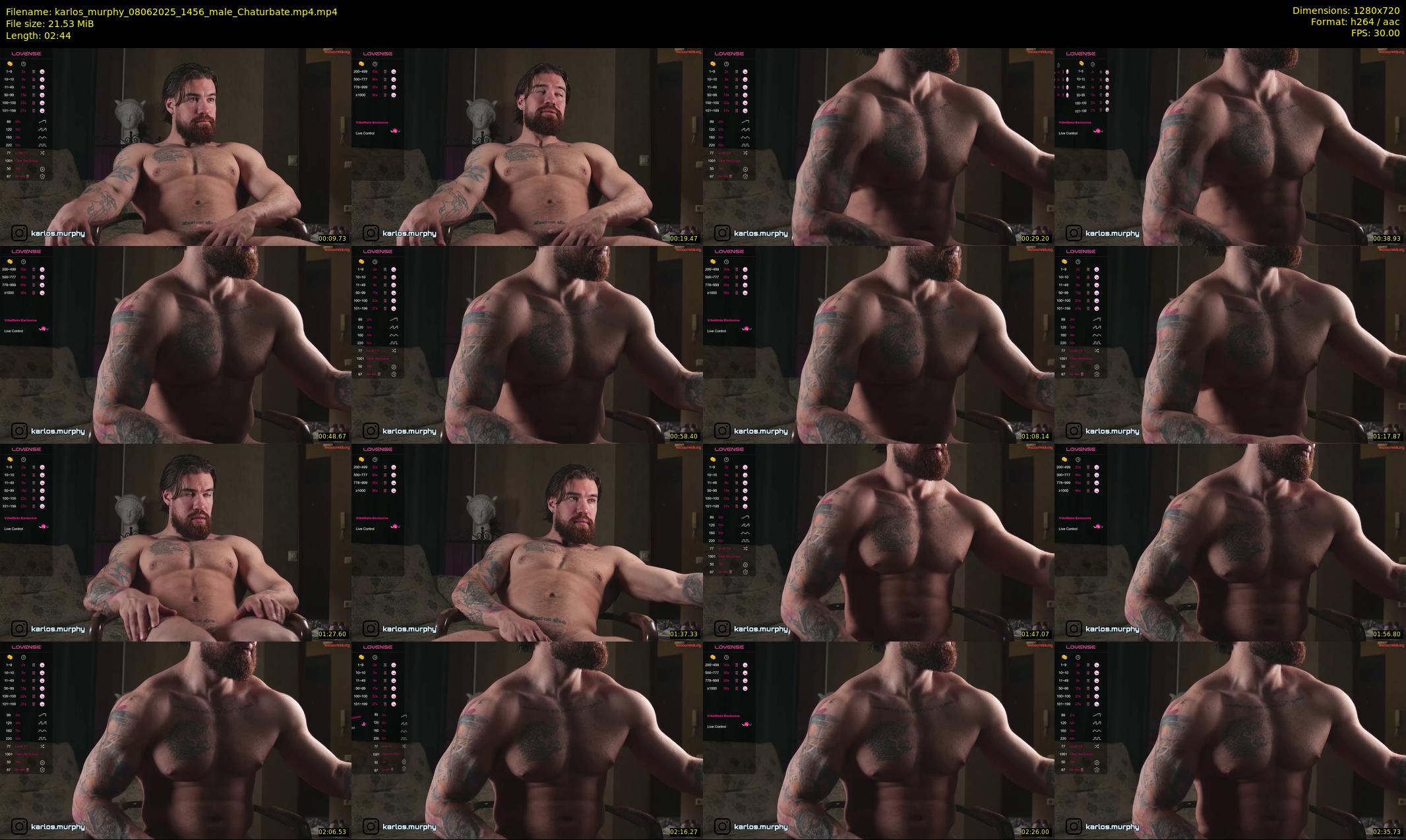 karlos_murphy — 3 minute Chaturbate male cam show recording, 720p, Jun 8, 2025