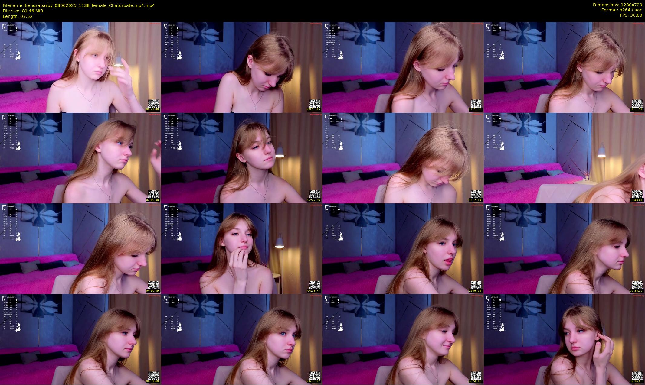 kendrabarby — 8 minute Chaturbate female cam show recording, 720p, Jun 8, 2025