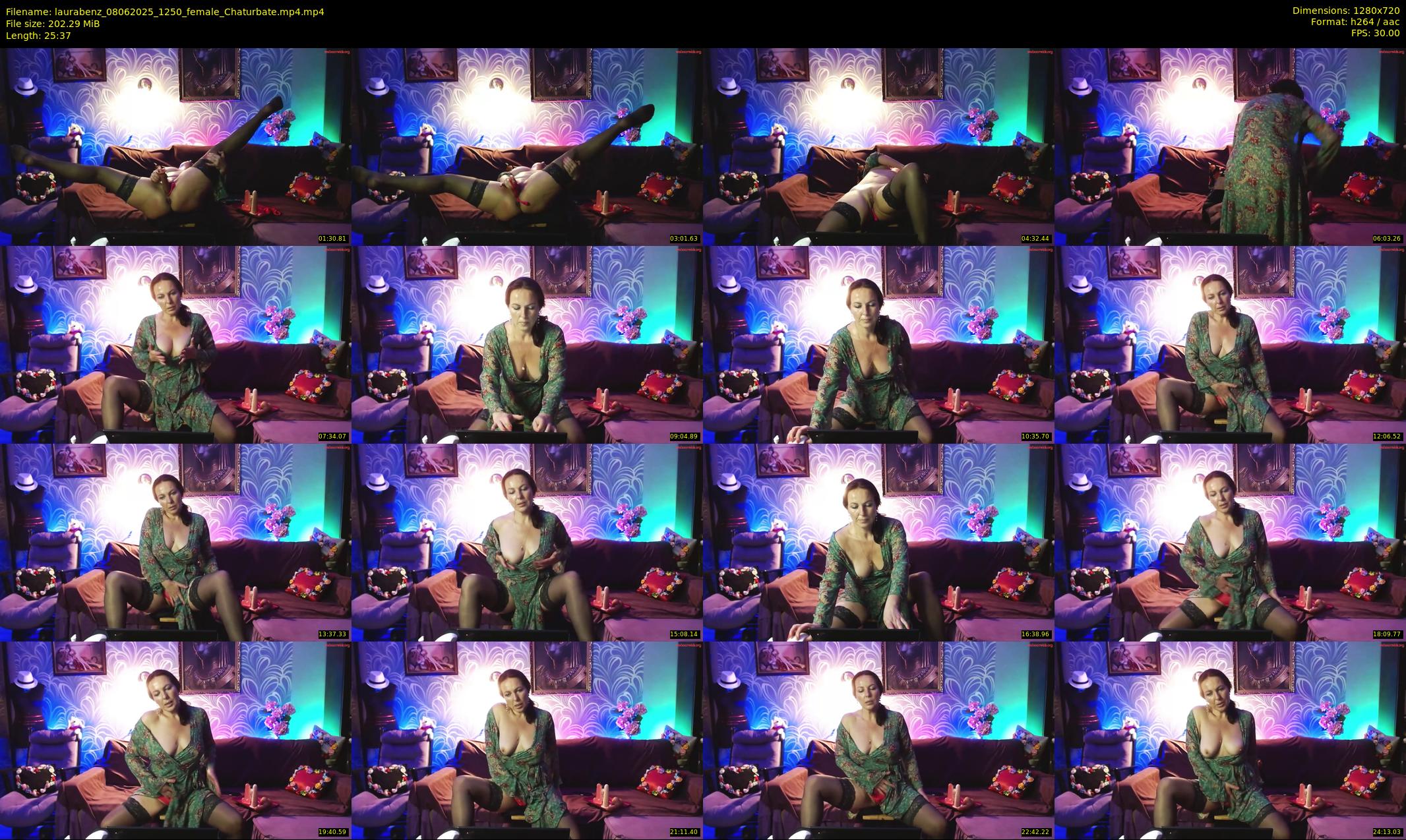 laurabenz — 26 minute Chaturbate female cam show recording, 720p, Jun 8, 2025