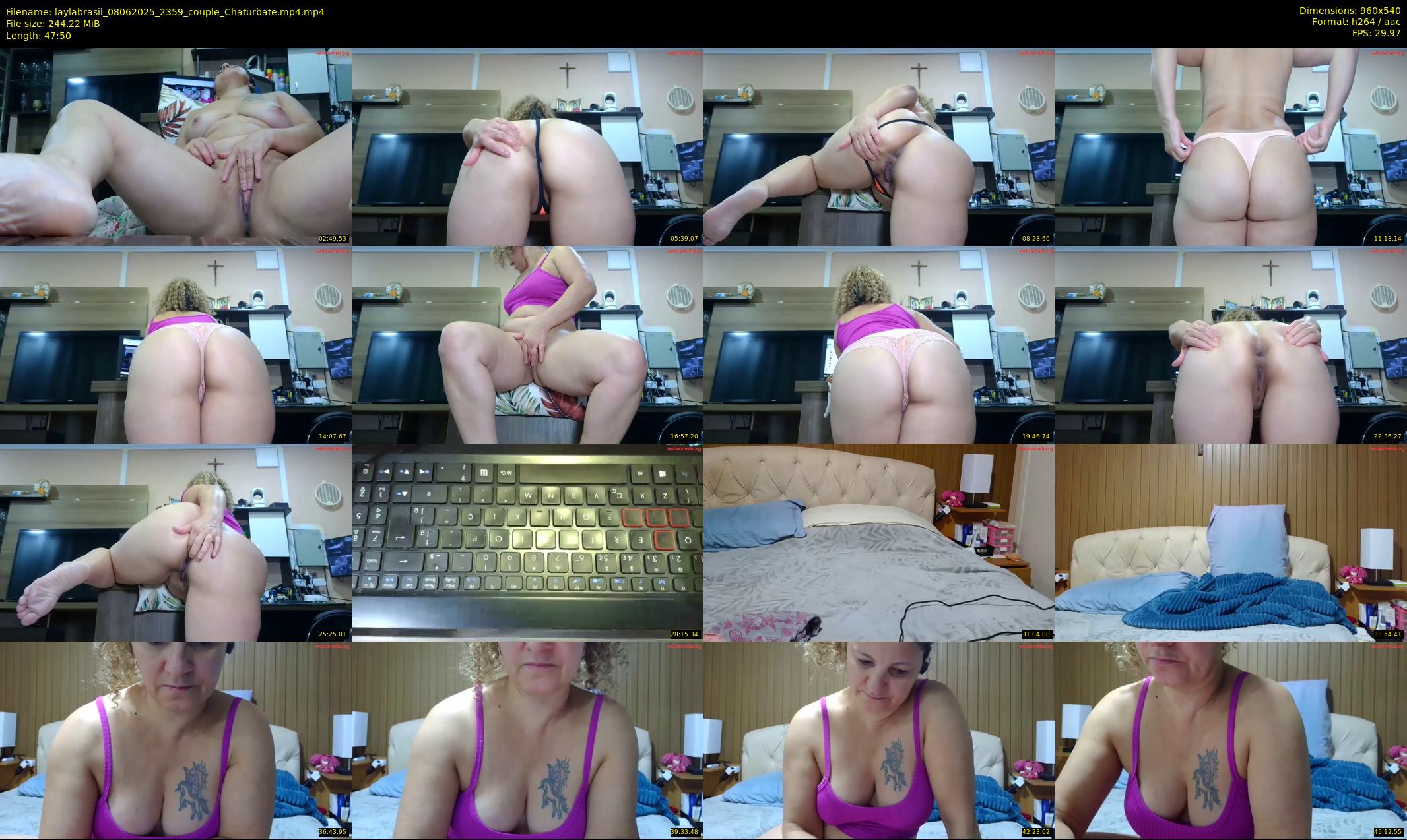 laylabrasil — 48 minute Chaturbate female cam show recording, 480p, Jun 8, 2025