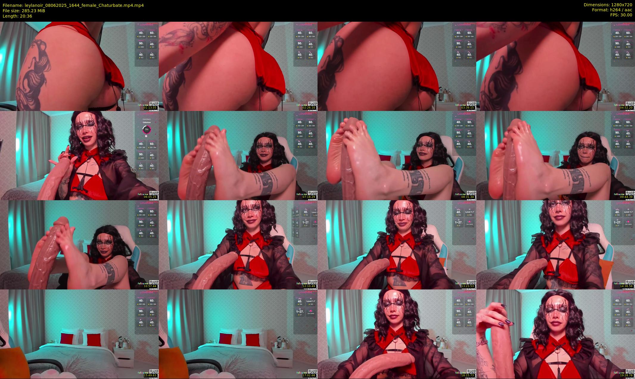 leylanoir — 21 minute Chaturbate female cam show recording, 720p, Jun 8, 2025