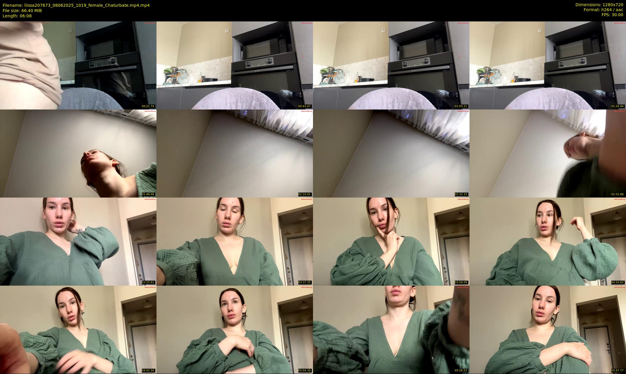 liissa207673 — 7 minute Chaturbate female cam show recording, 720p, Jun 8, 2025