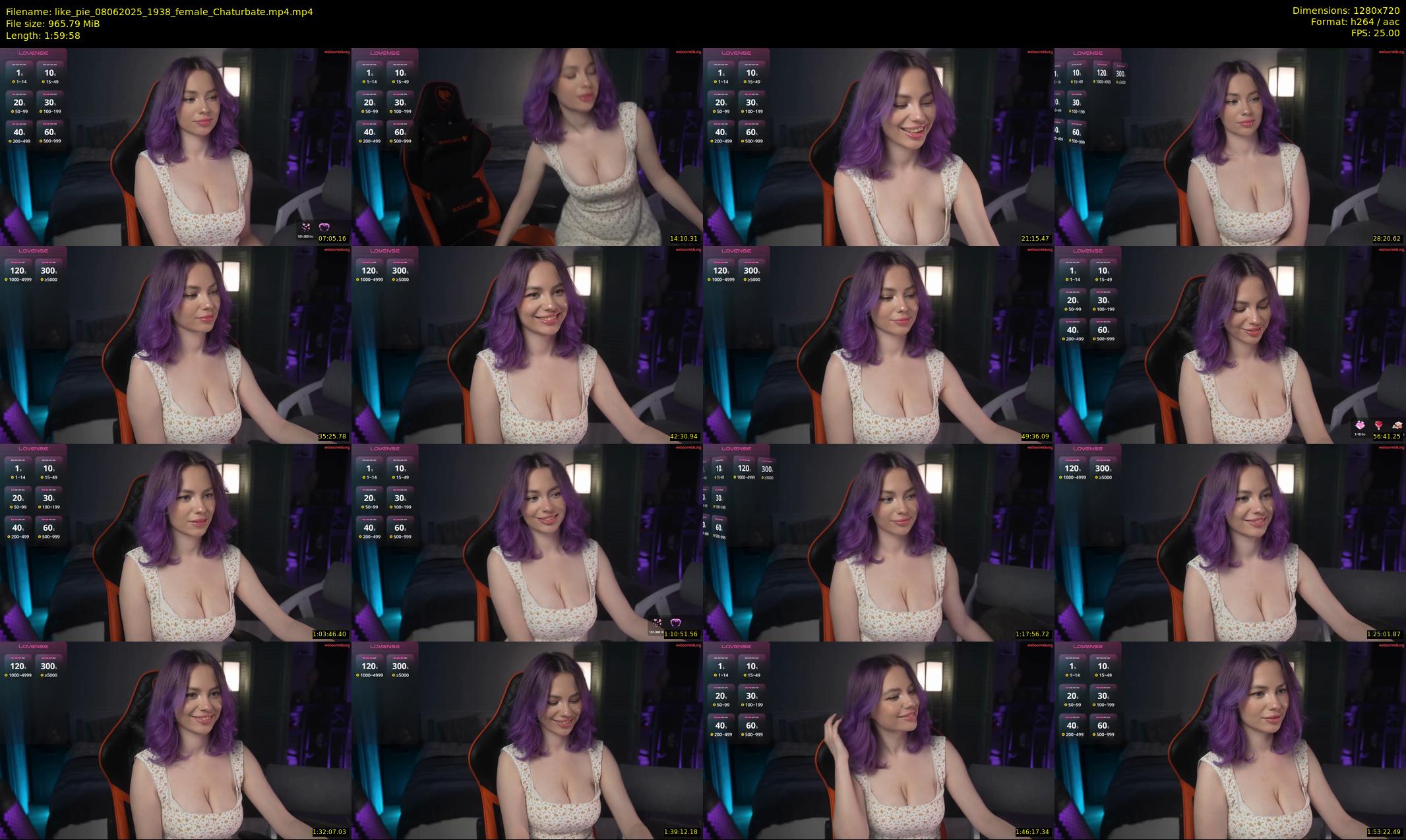 like_pie — 120 minute Chaturbate couple cam show recording, 720p, Jun 8, 2025