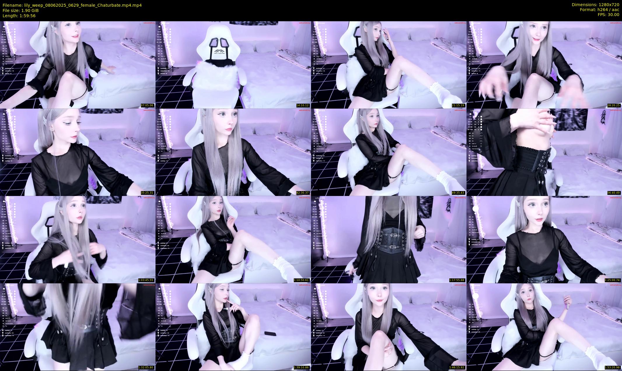 lily_weep — 120 minute Chaturbate female cam show recording, 720p, Jun 8, 2025