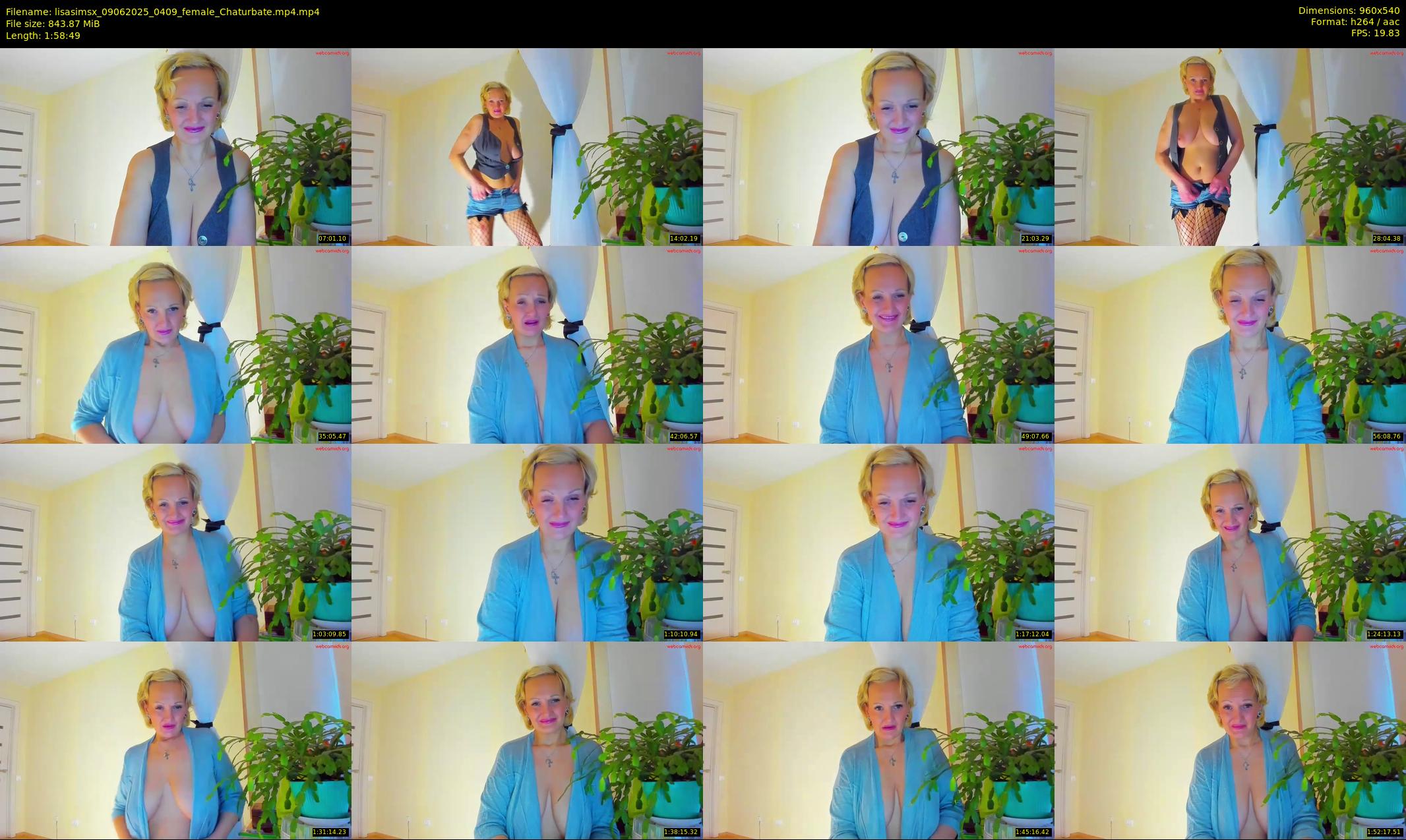 lisasimsx — 119 minute Chaturbate female cam show recording, 480p, Jun 9, 2025