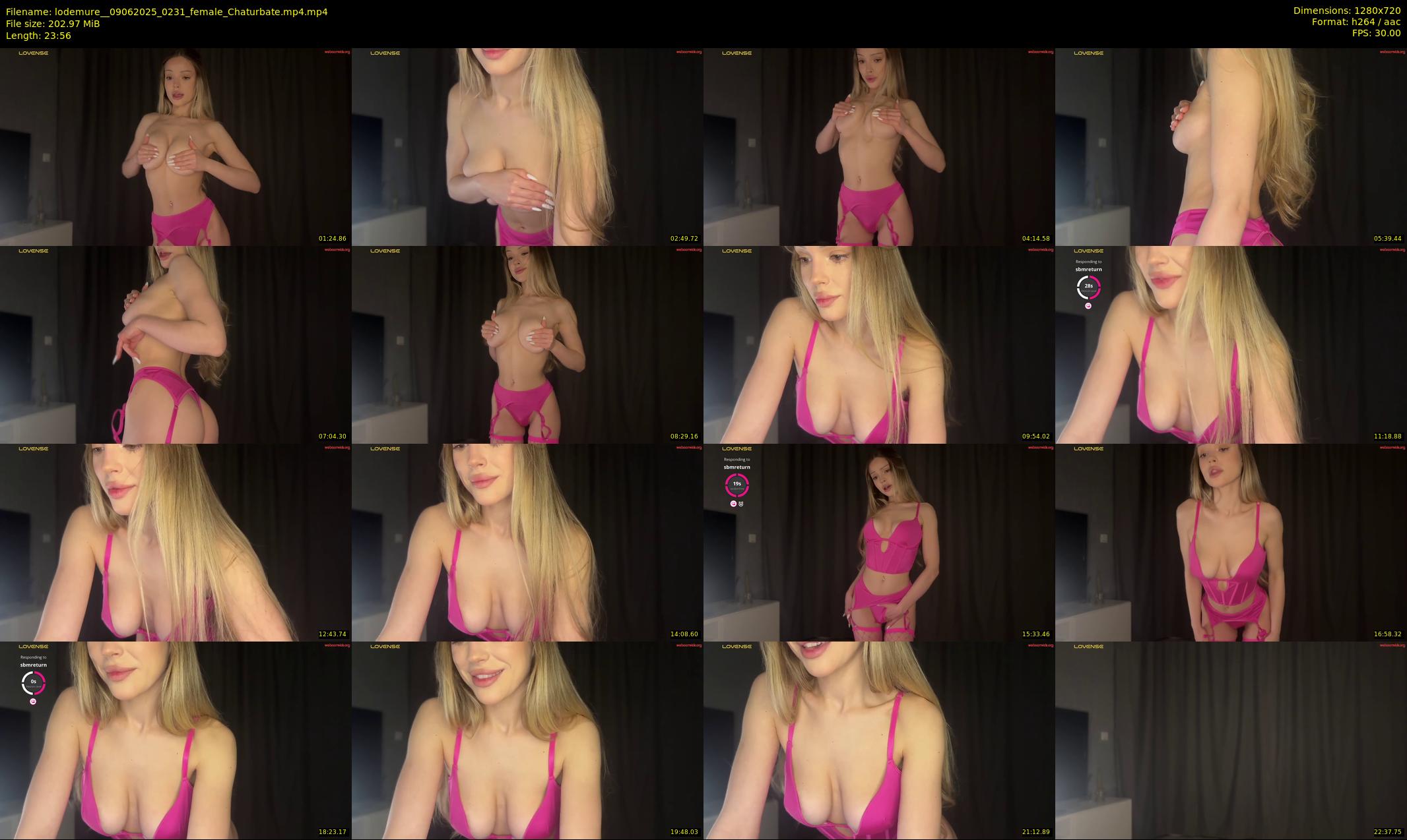 lodemure_ — 24 minute Chaturbate female cam show recording, 720p, Jun 9, 2025