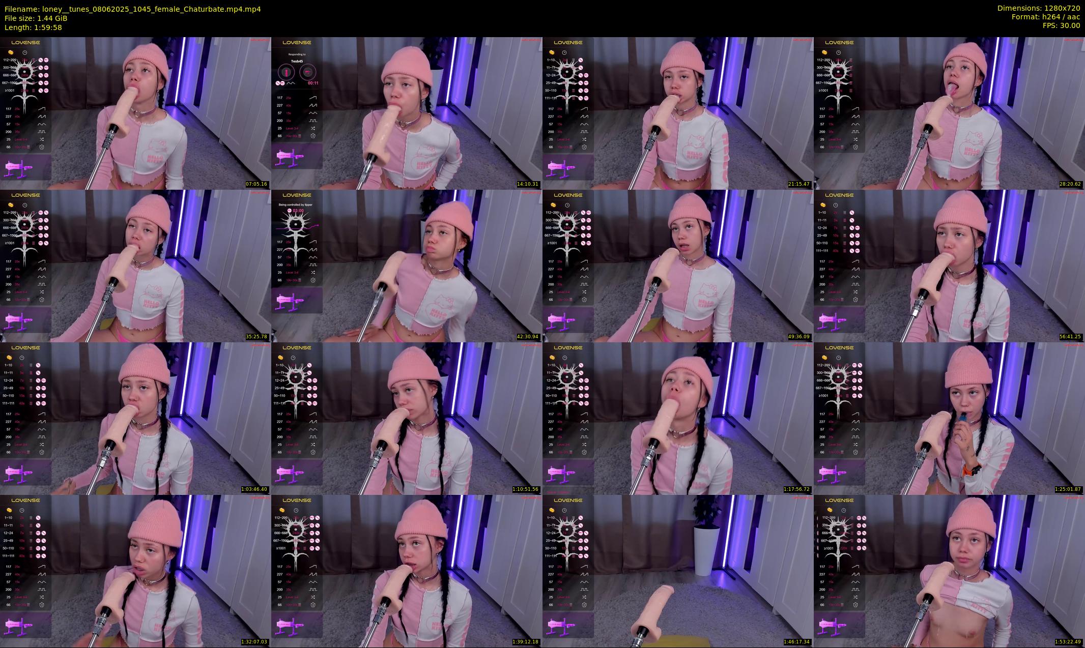 loney__tunes — 120 minute Chaturbate female cam show recording, 720p, Jun 8, 2025