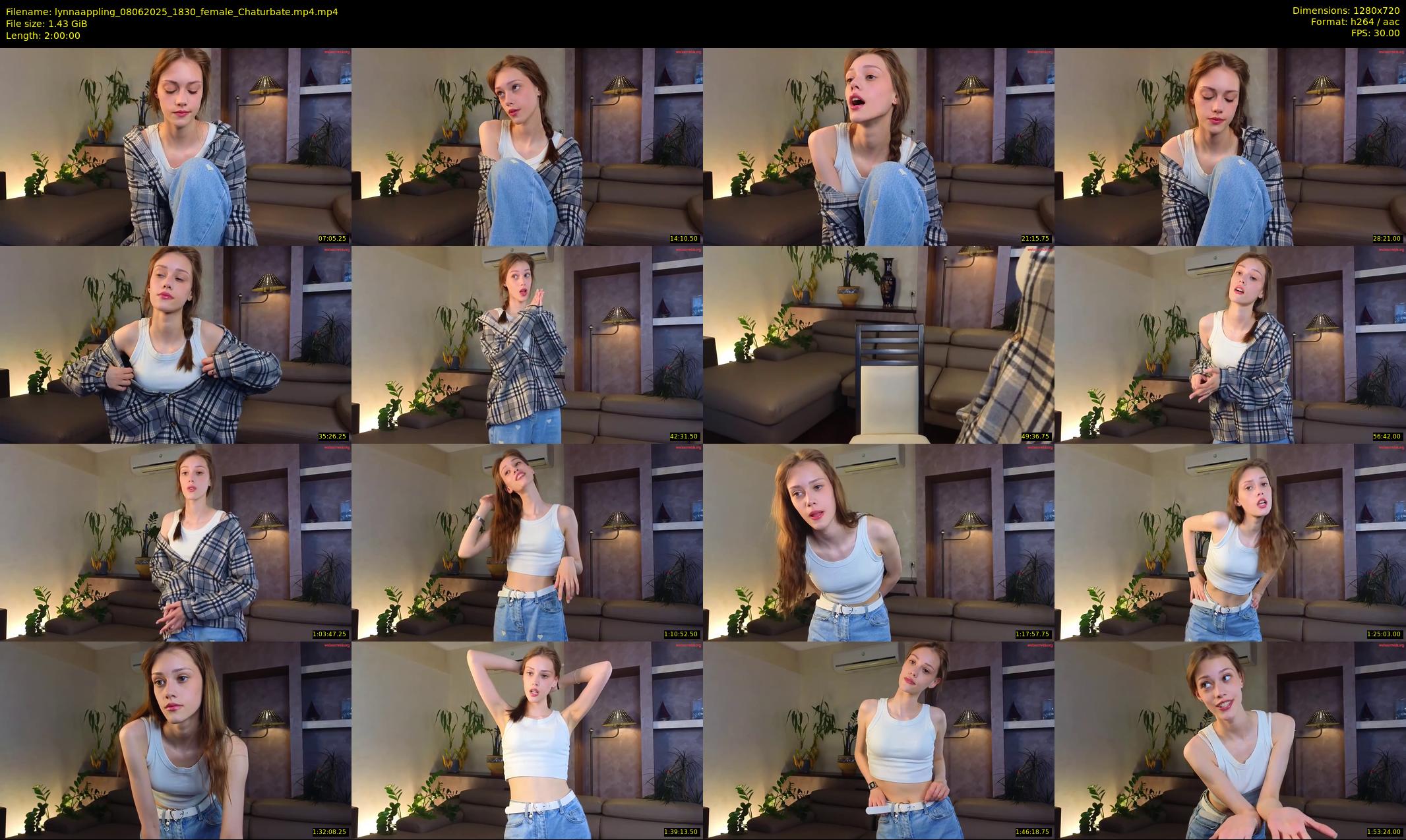 lynnaappling — 120 minute Chaturbate female cam show recording, 720p, Jun 8, 2025