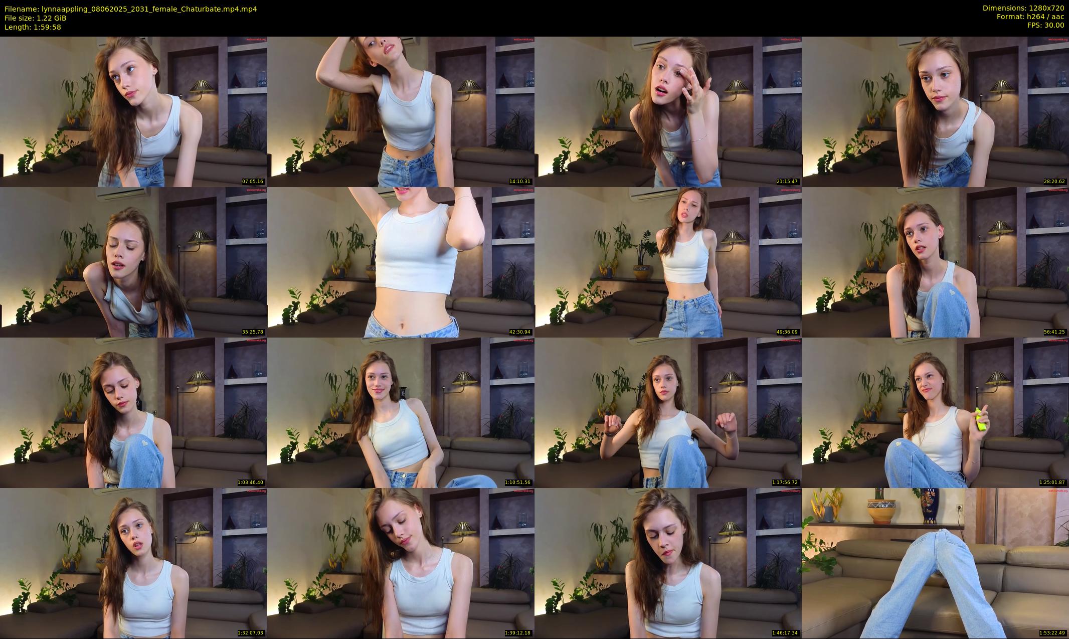 lynnaappling — 120 minute Chaturbate female cam show recording, 720p, Jun 8, 2025