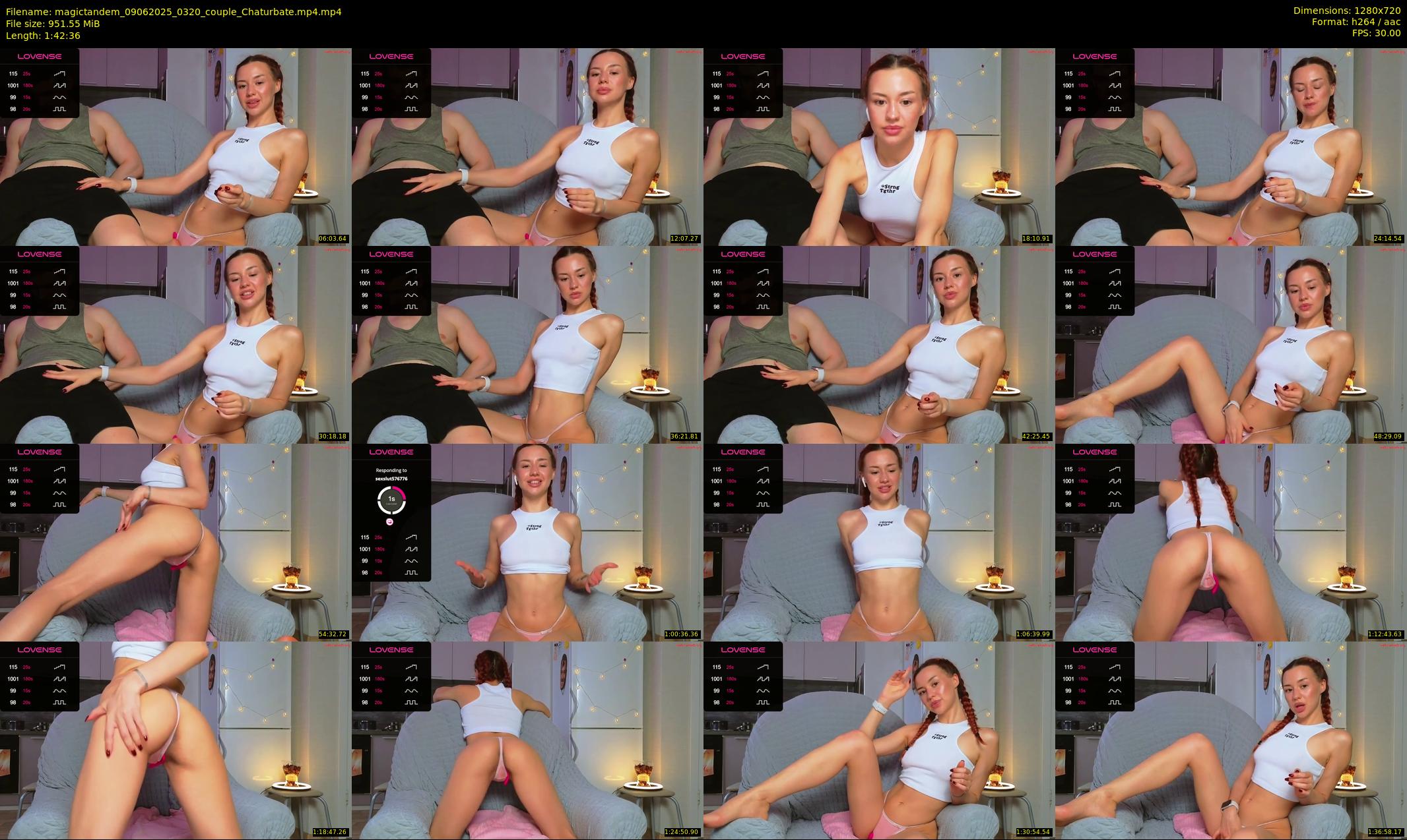 magictandem — 103 minute Chaturbate couple cam show recording, 720p, Jun 9, 2025