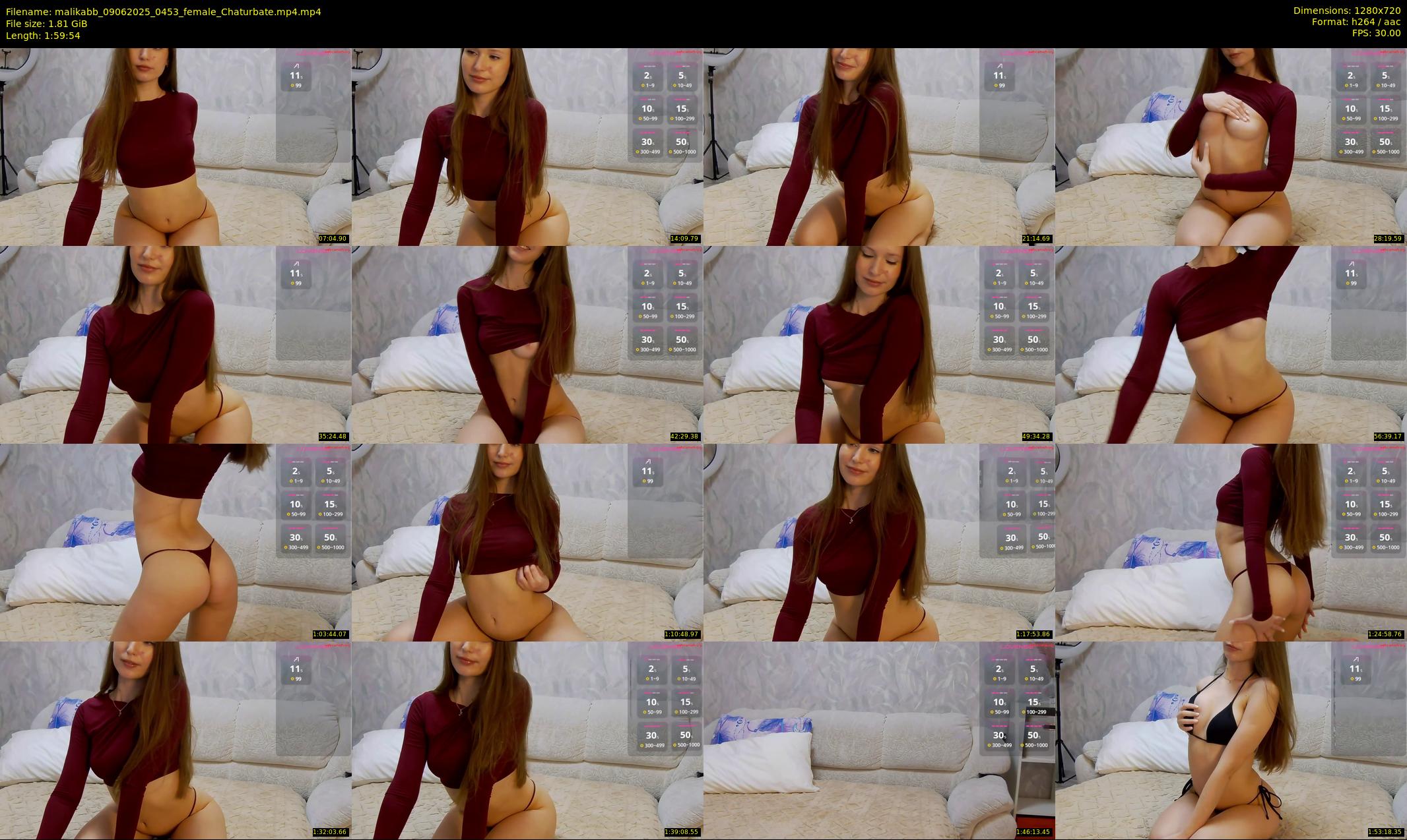 malikabb — 120 minute Chaturbate female cam show recording, 720p, Jun 9, 2025