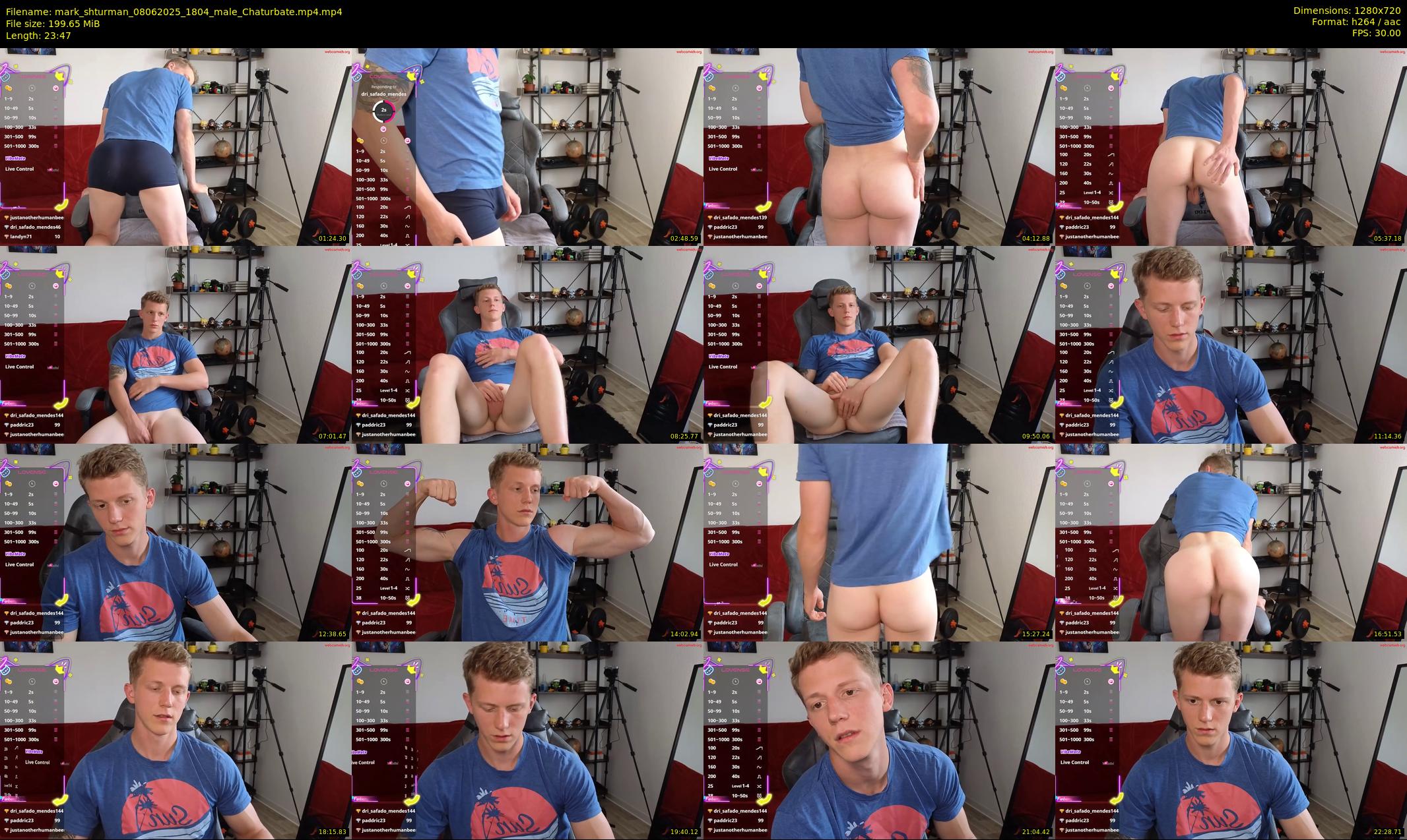 mark_shturman — 24 minute Chaturbate male cam show recording, 720p, Jun 8, 2025