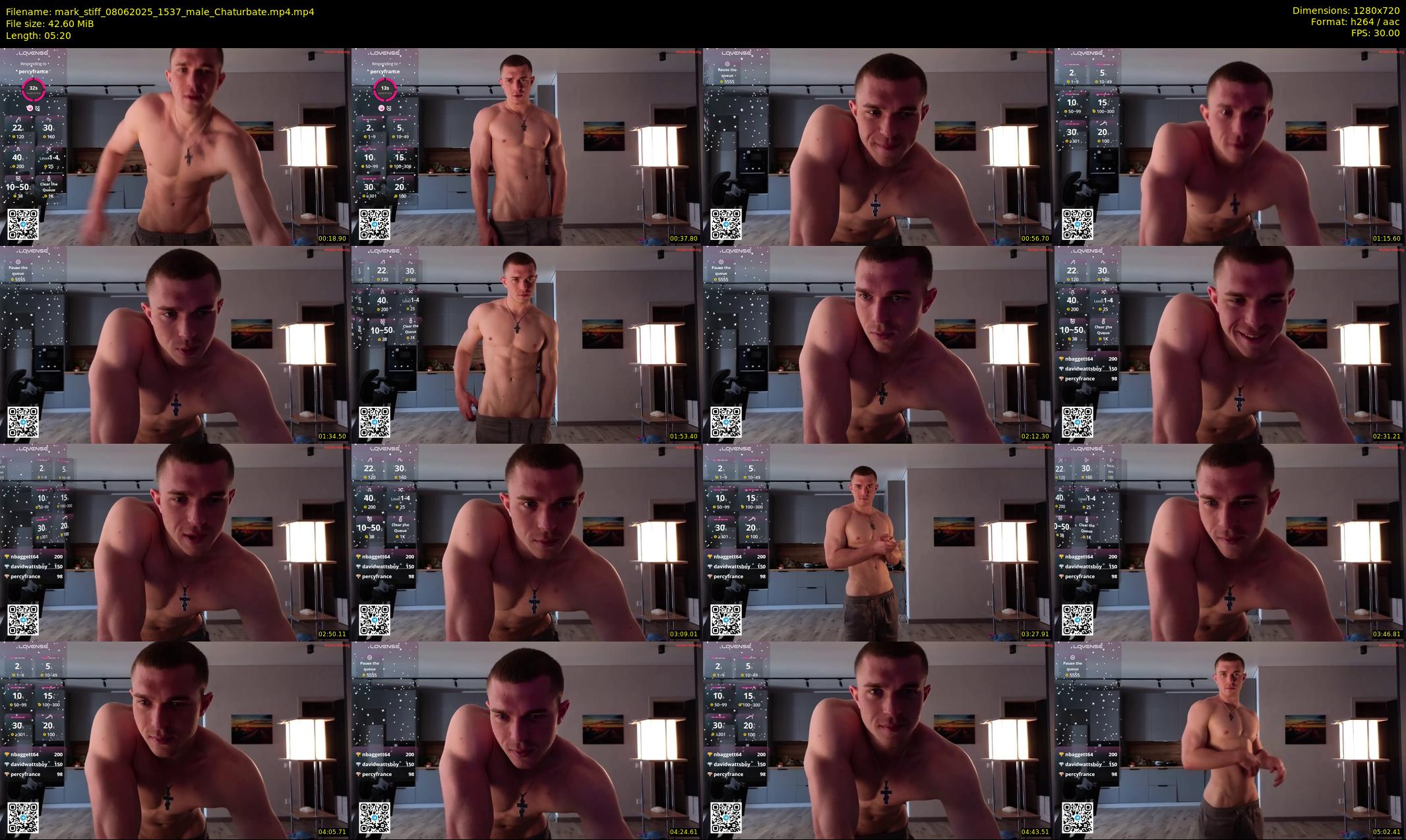 mark_stiff — 6 minute Chaturbate male cam show recording, 720p, Jun 8, 2025