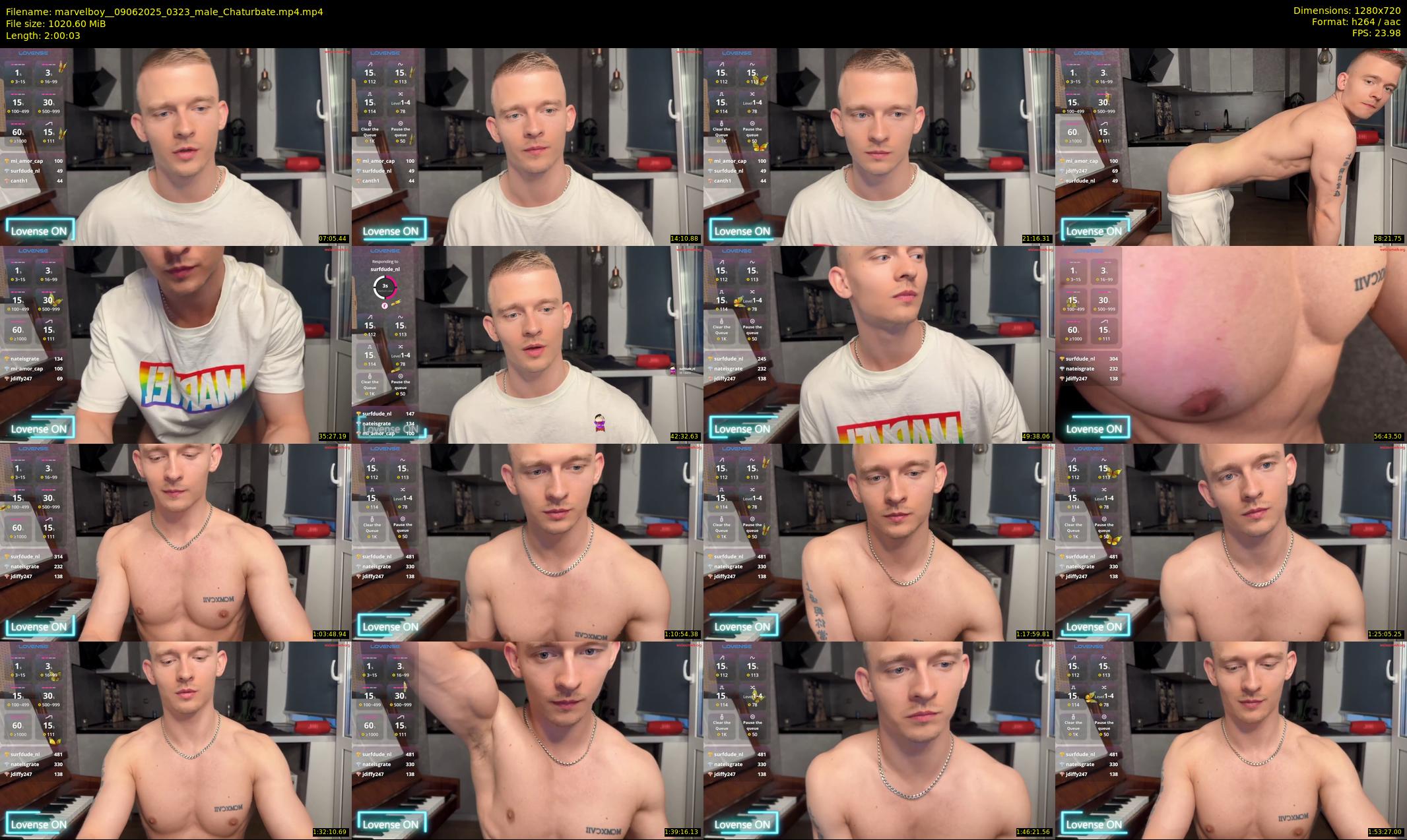 marvelboy_ — 121 minute Chaturbate male cam show recording, 720p, Jun 9, 2025