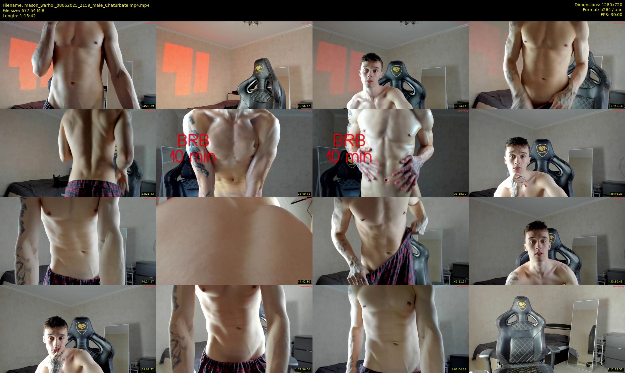 mason_warhol — 76 minute Chaturbate male cam show recording, 720p, Jun 8, 2025