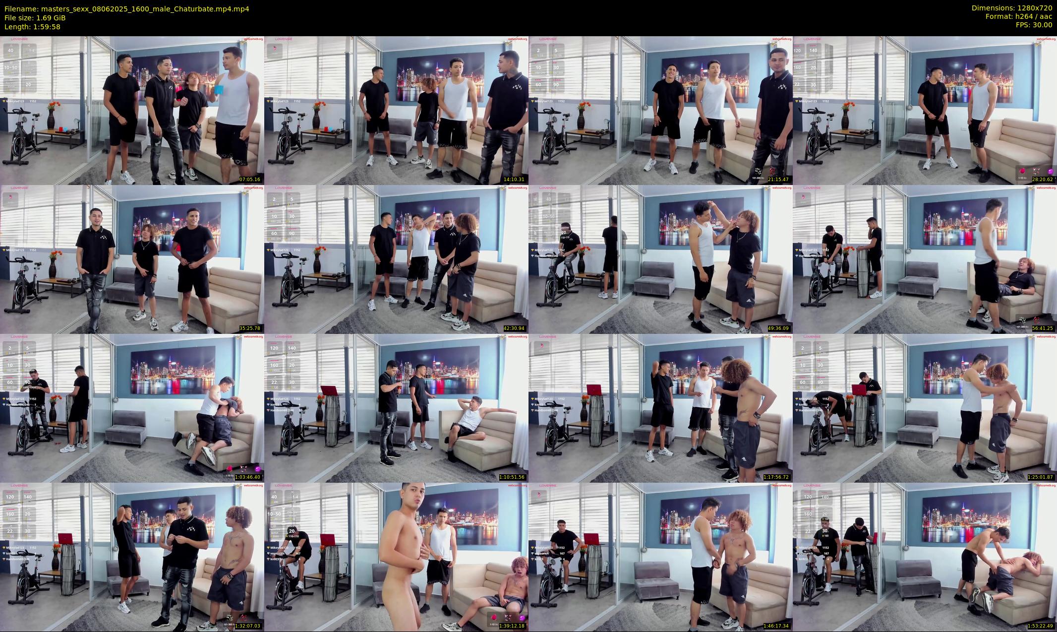masters_sexx — 120 minute Chaturbate male cam show recording, 720p, Jun 8, 2025
