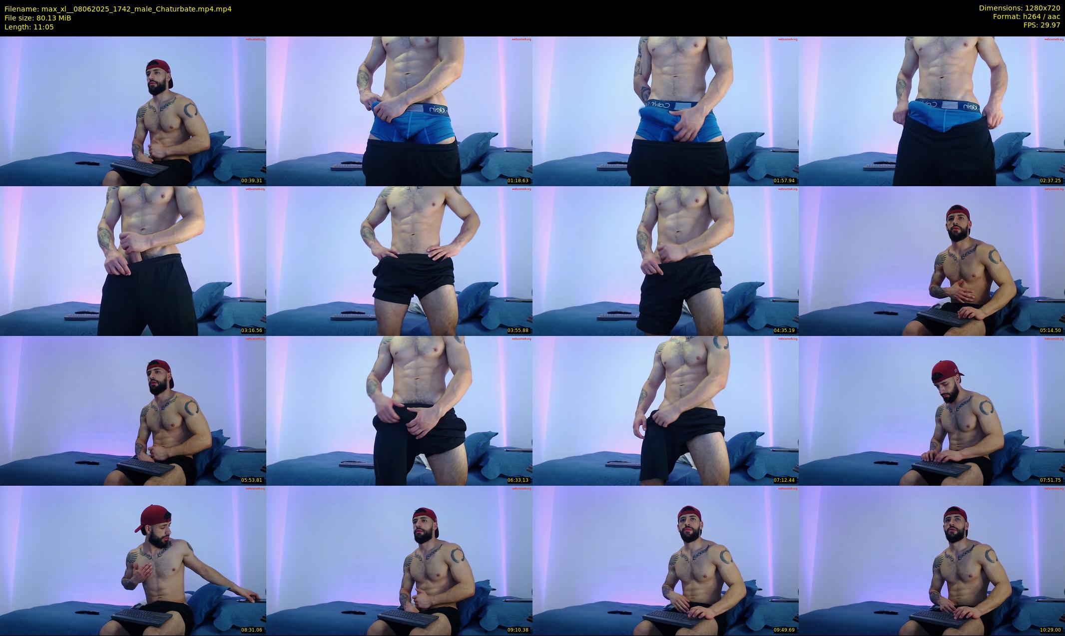 max_xl_ — 12 minute Chaturbate male cam show recording, 720p, Jun 8, 2025