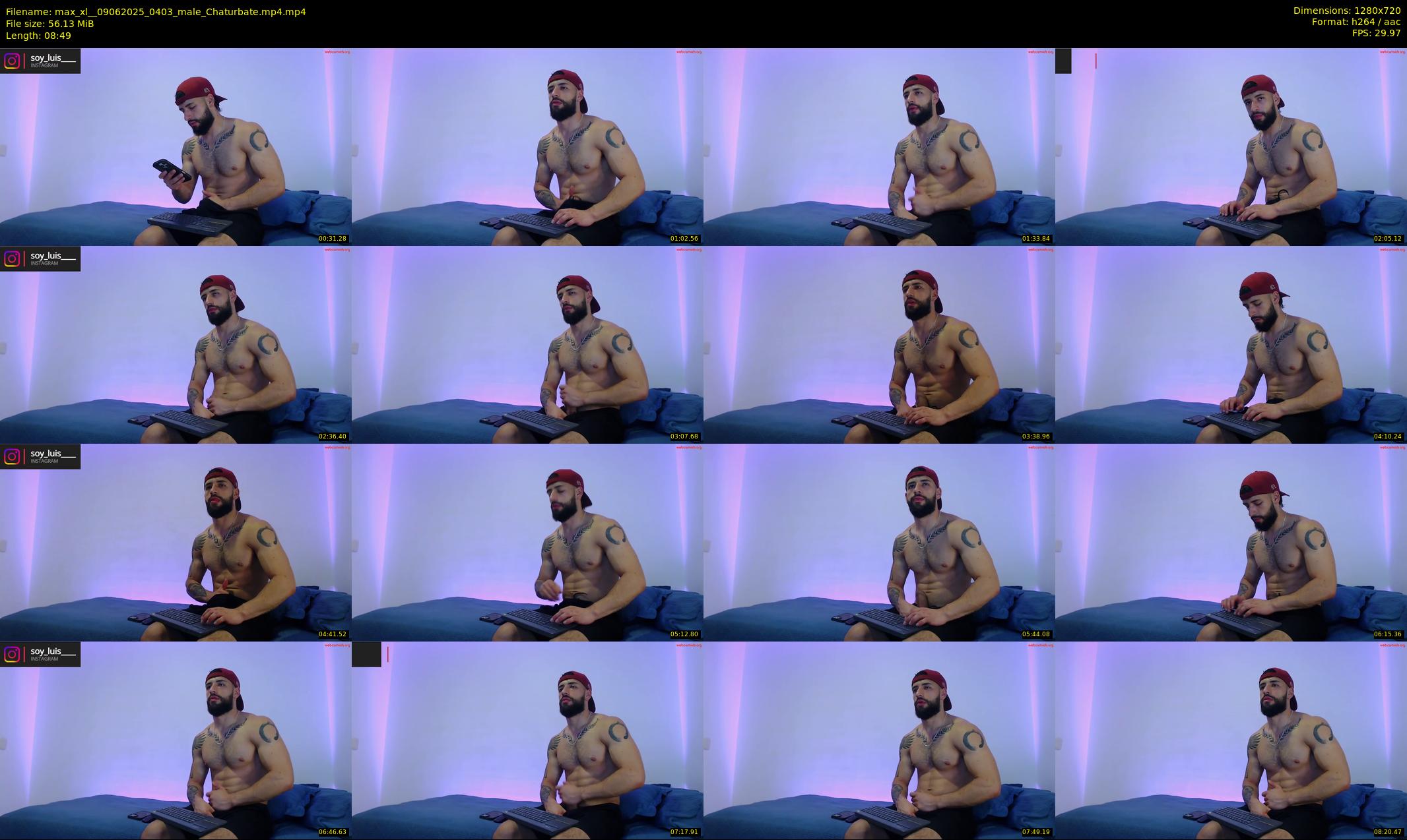 max_xl_ — 9 minute Chaturbate male cam show recording, 720p, Jun 9, 2025