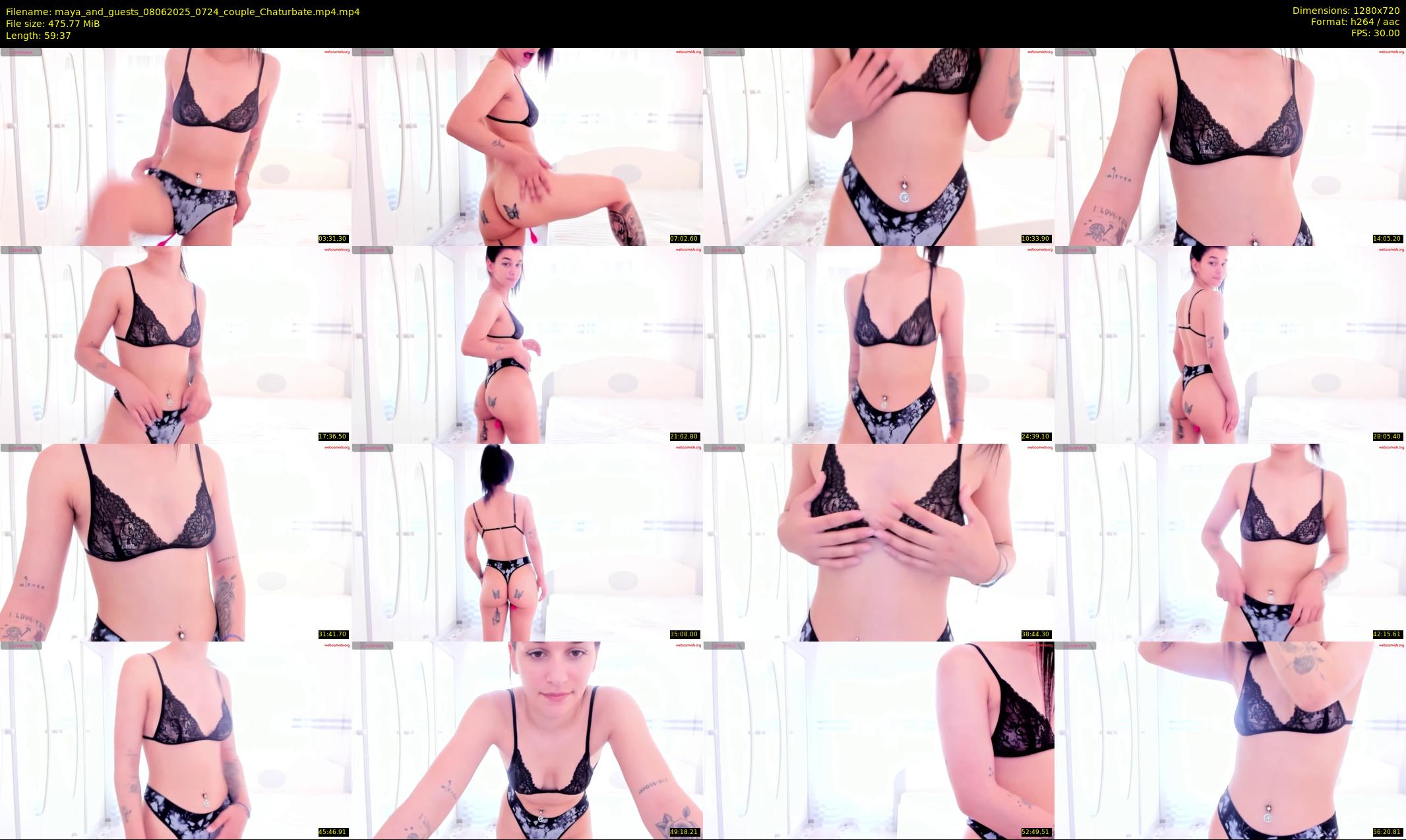 maya_and_guests — 60 minute Chaturbate couple cam show recording, 720p, Jun 8, 2025