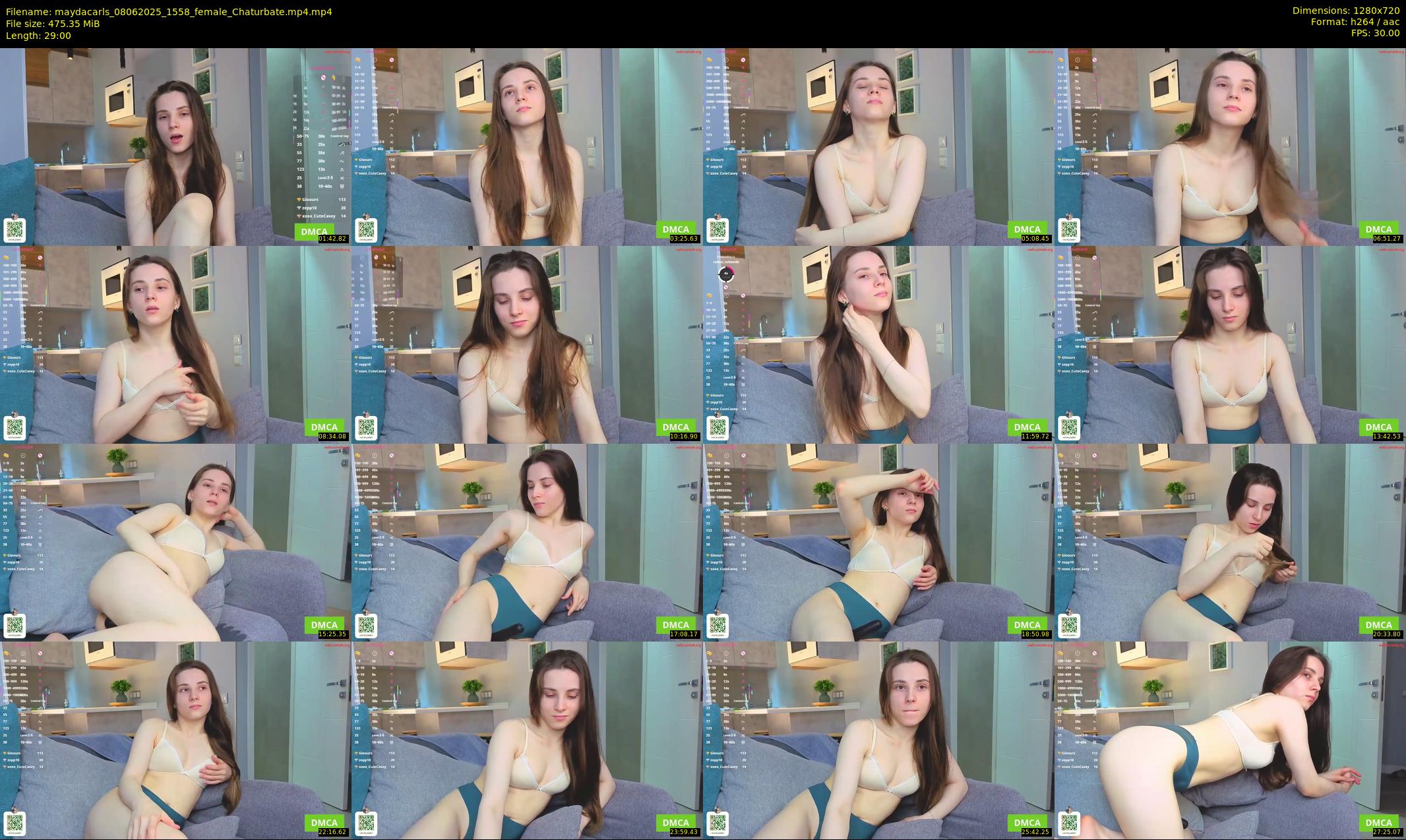 maydacarls — 29 minute Chaturbate female cam show recording, 720p, Jun 8, 2025